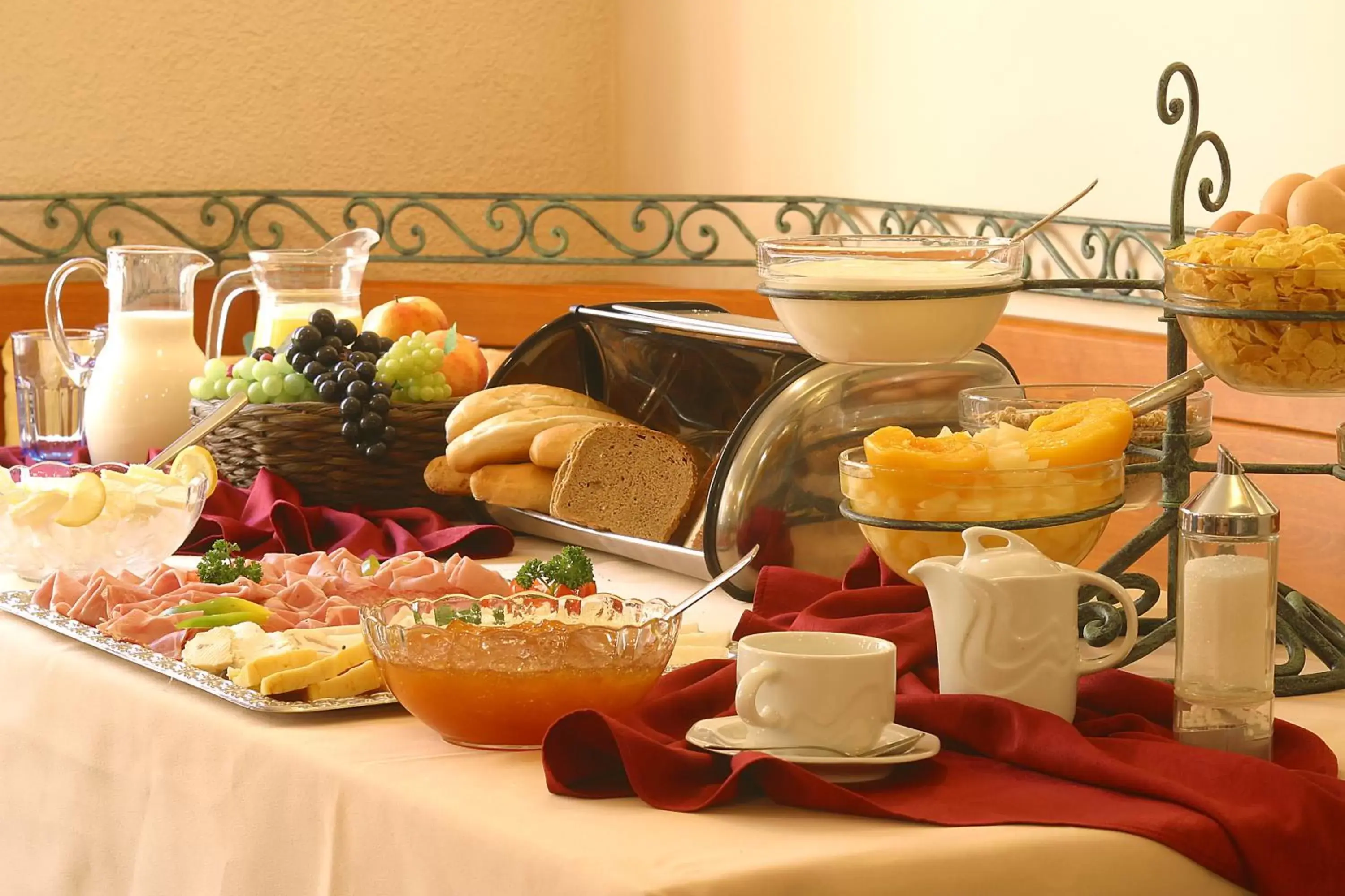 Buffet breakfast in Hotel Palace