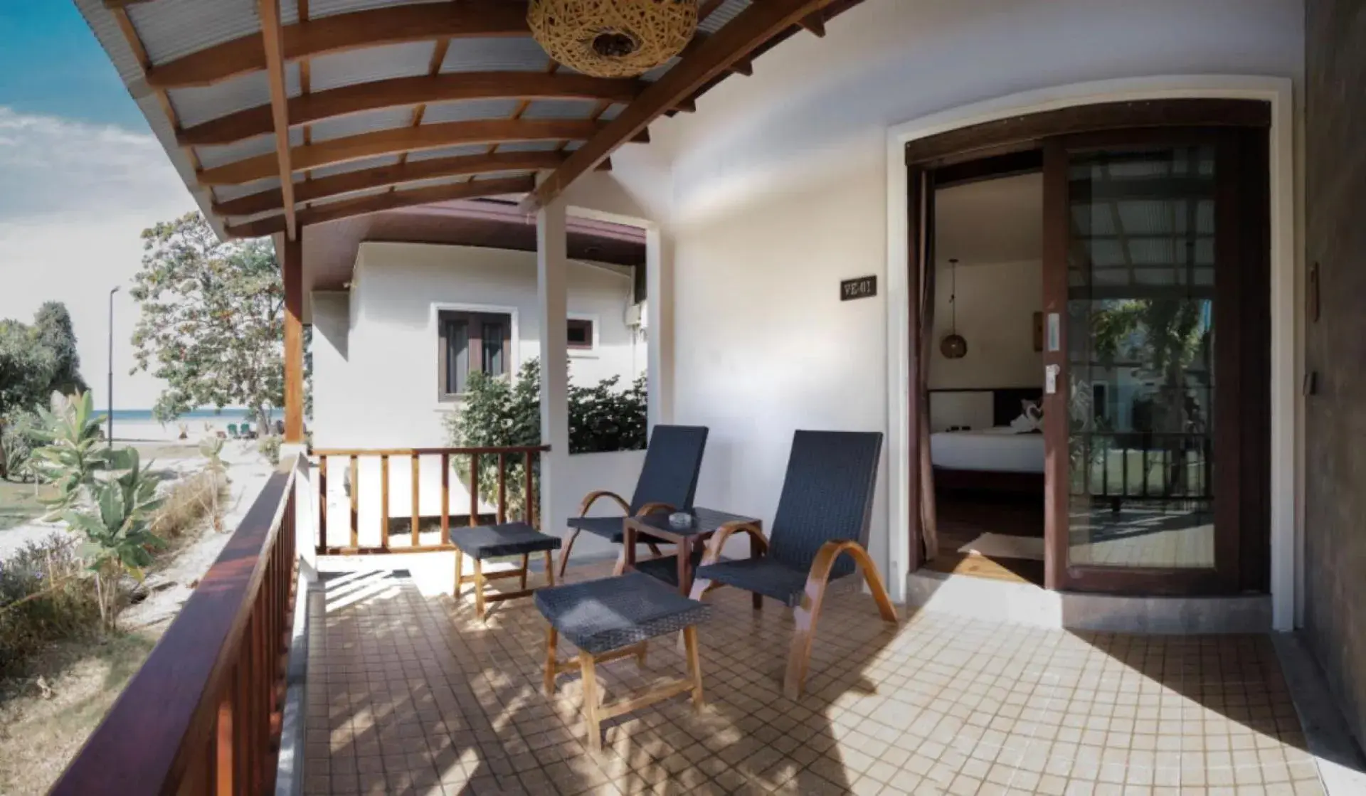 Balcony/Terrace in Southern Lanta Resort - SHA Extra Plus