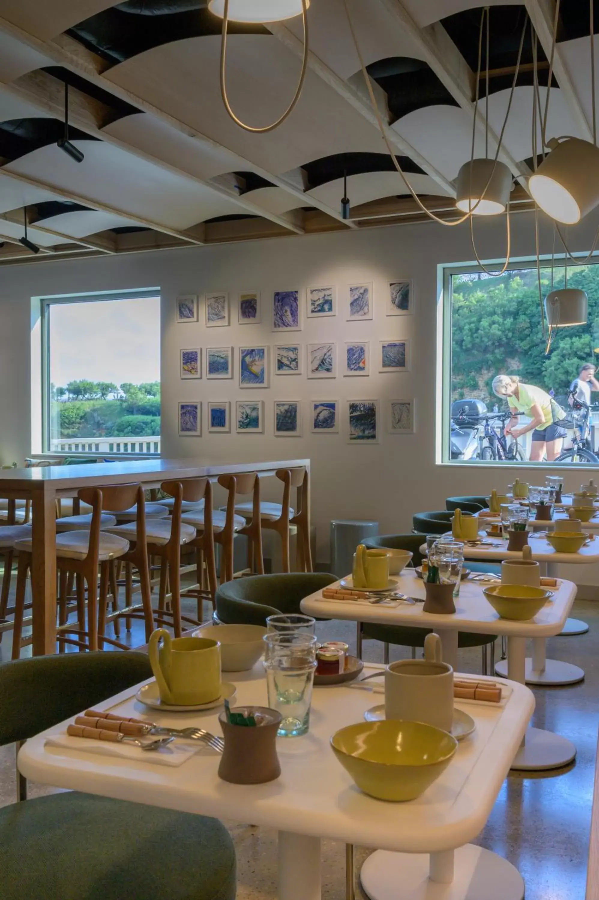 Breakfast, Restaurant/Places to Eat in Hotel de La Plage - Nouvel Etablissement