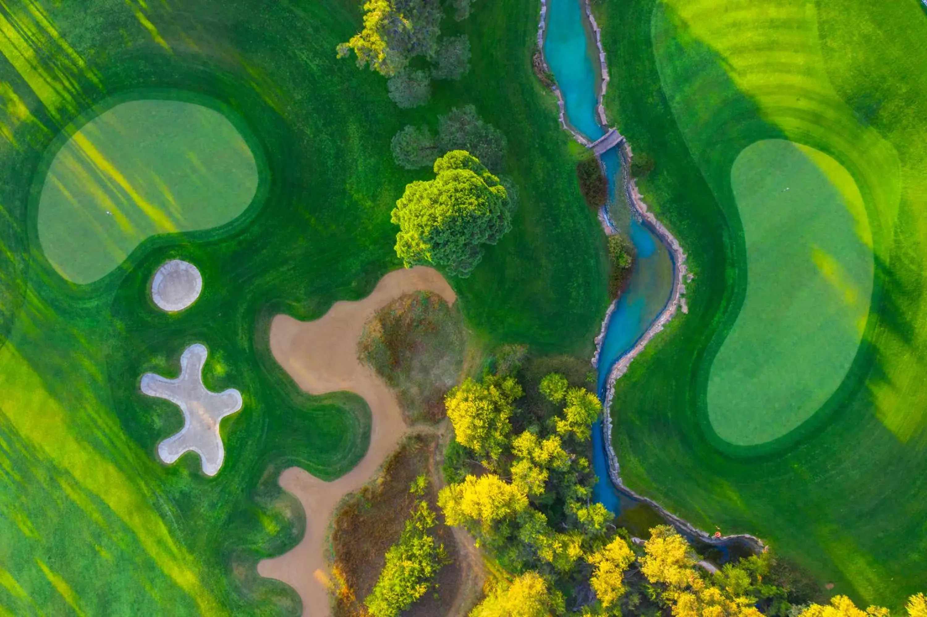 Golfcourse, Bird's-eye View in Maxx Royal Belek Golf Resort 