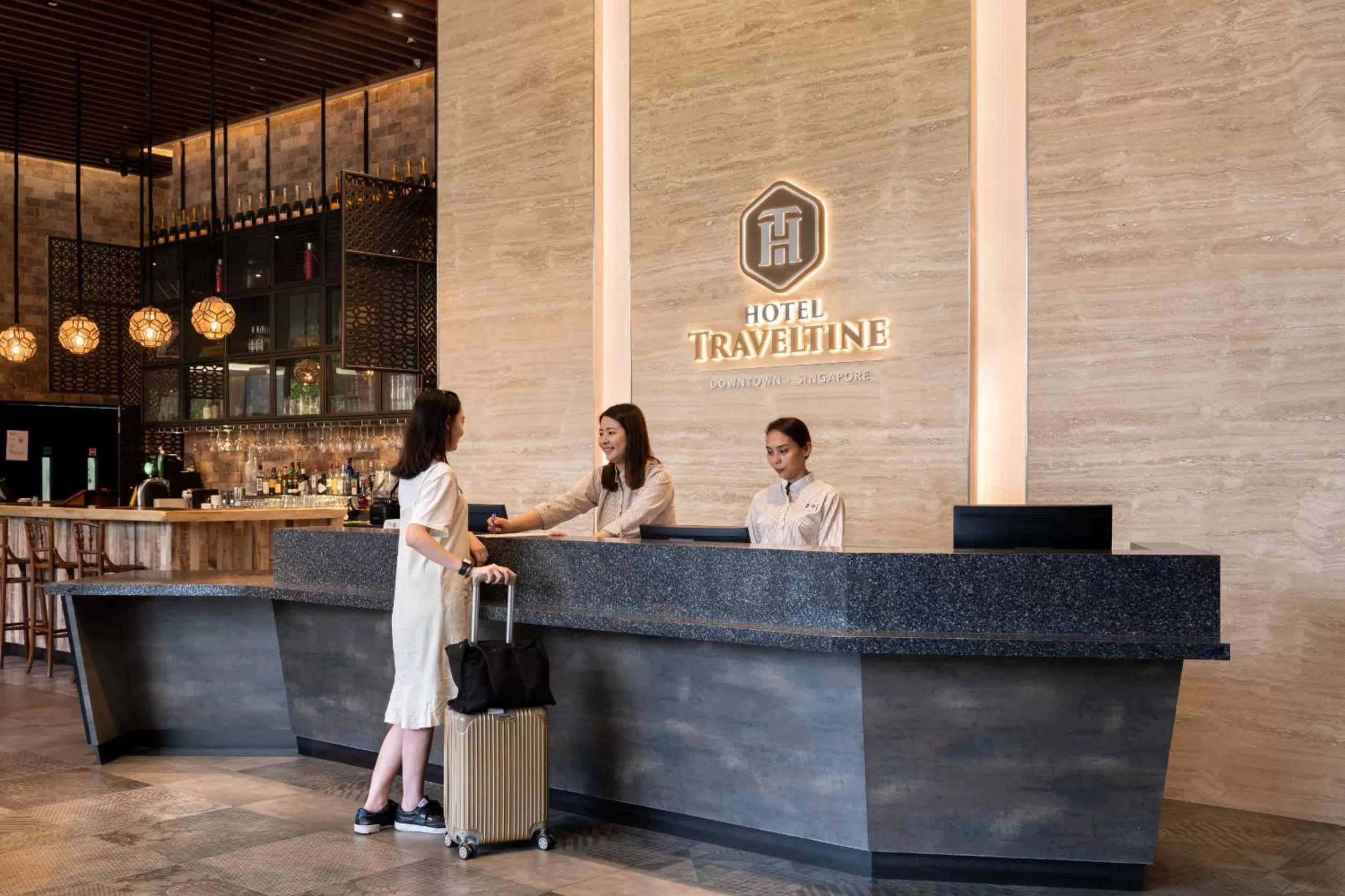 Lobby or reception in Hotel Traveltine Downtown Singapore, Trademark Collection