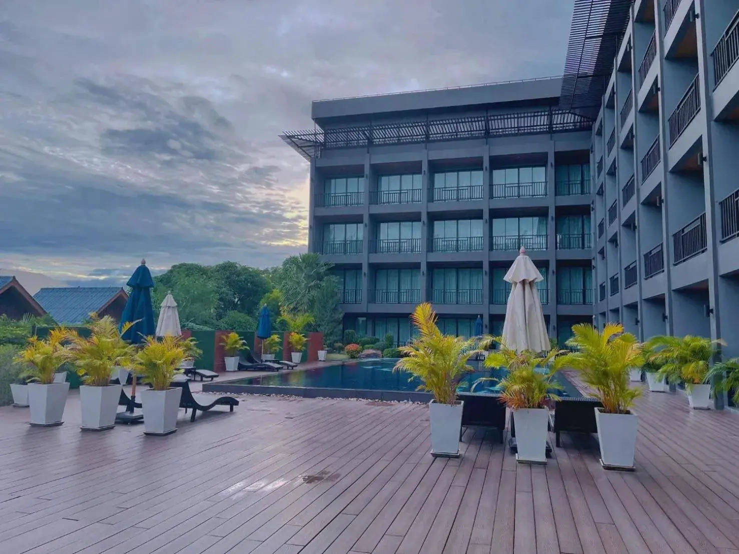 Swimming pool in Sun Marina Cha-Am Swimming pool in Sun Marina Cha-Am