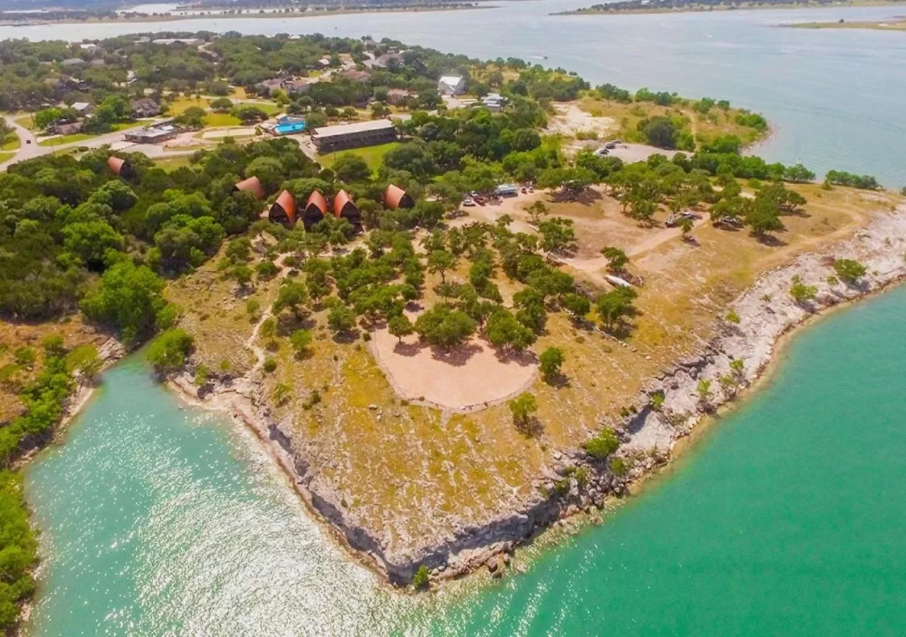 Bird's eye view, Bird's-eye View in Canyon Lakeview Resort