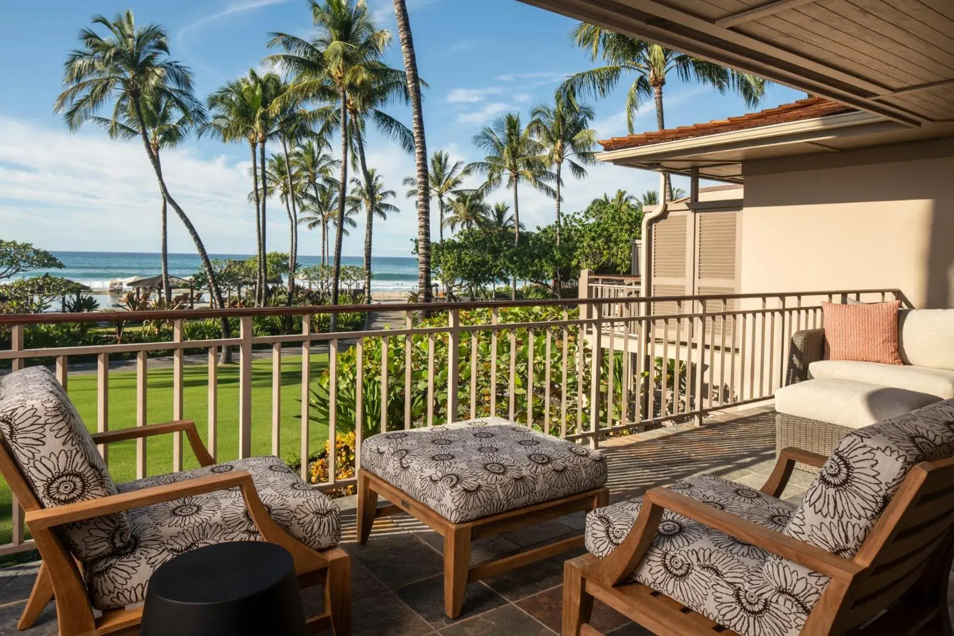 Patio in Four Seasons Resort Hualalai