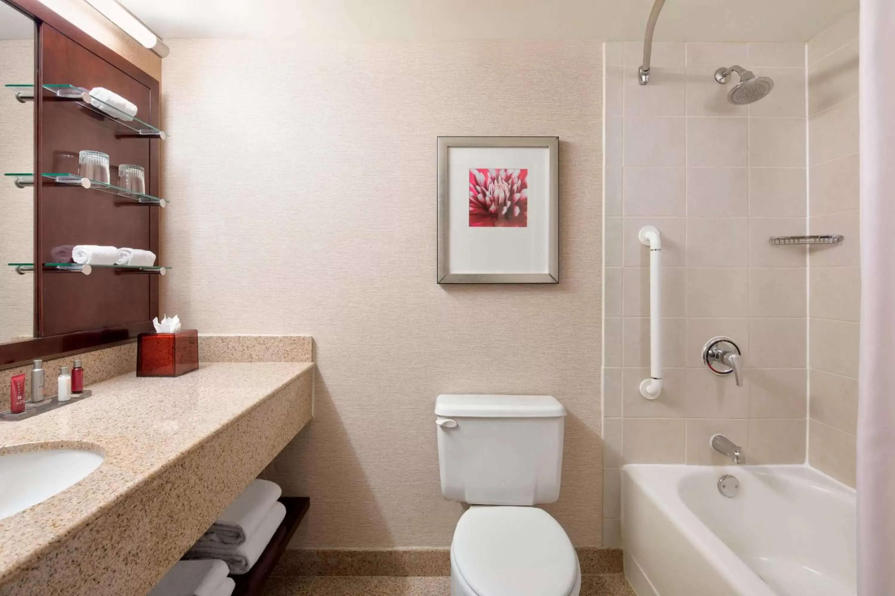 Bathroom in The Lincoln Marriott Cornhusker Hotel