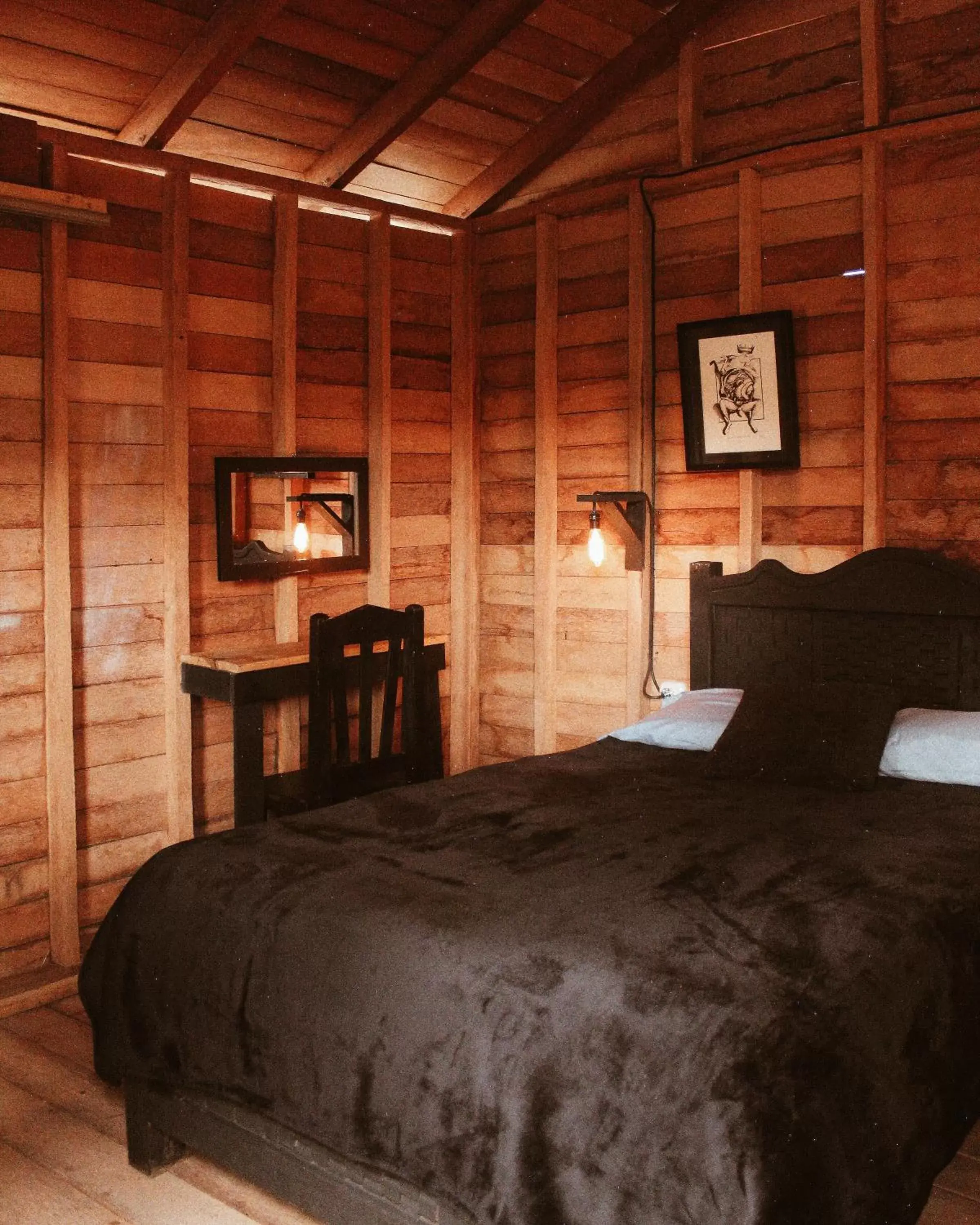 Bedroom, Bed in Cabañas Campestres El Naranjo