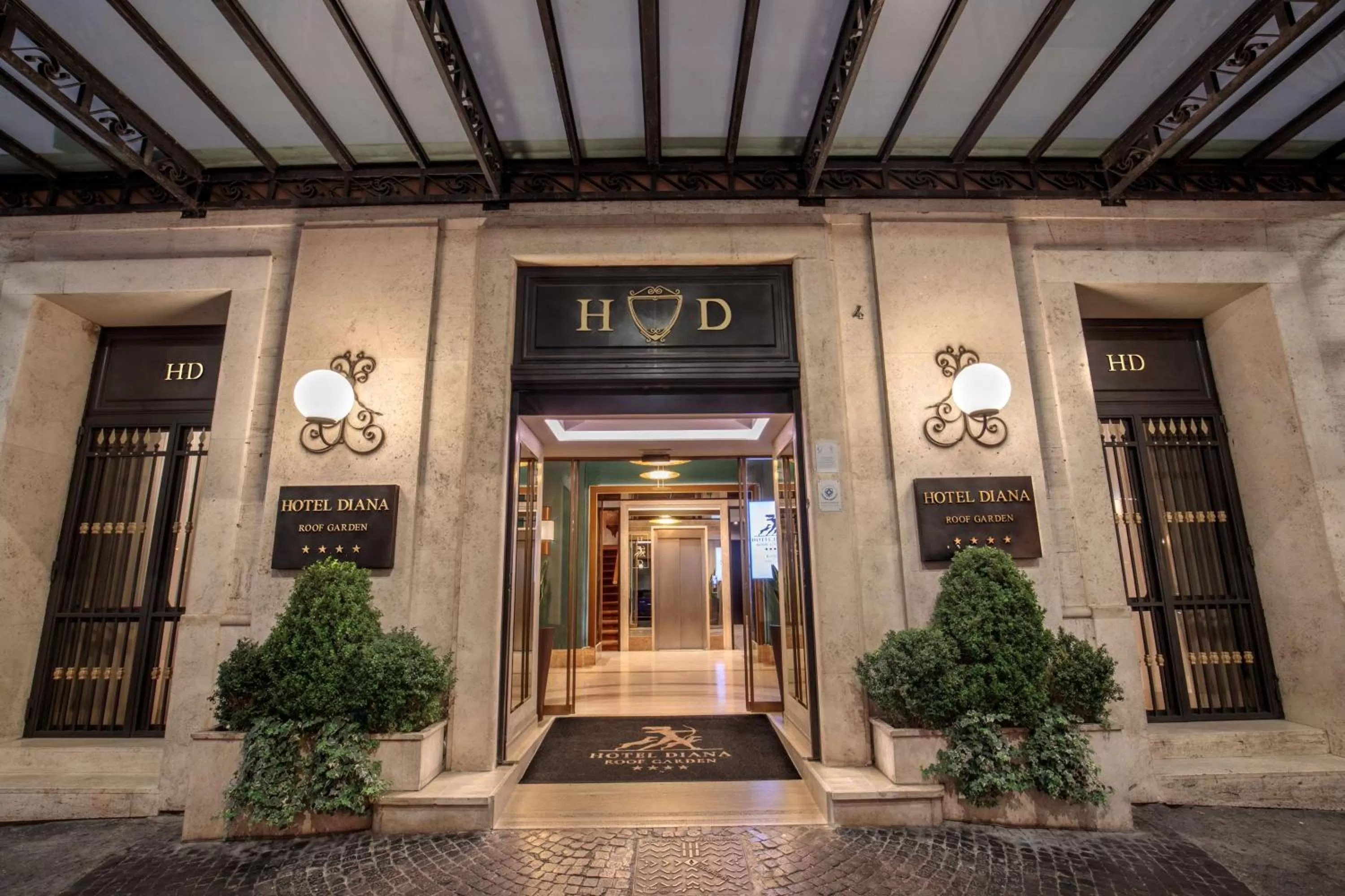 Property building in Hotel Diana Roof Garden