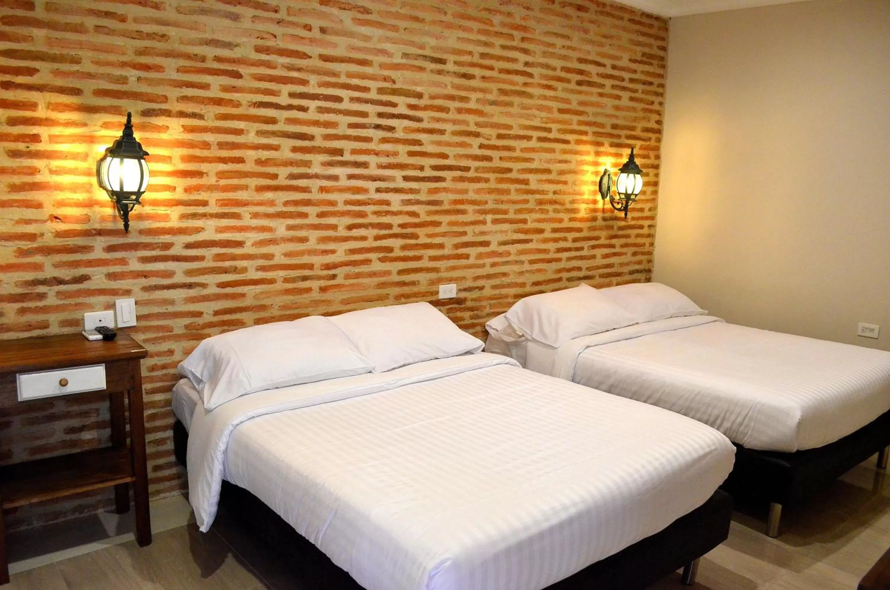 Bed in Hotel Galeria la Trinidad