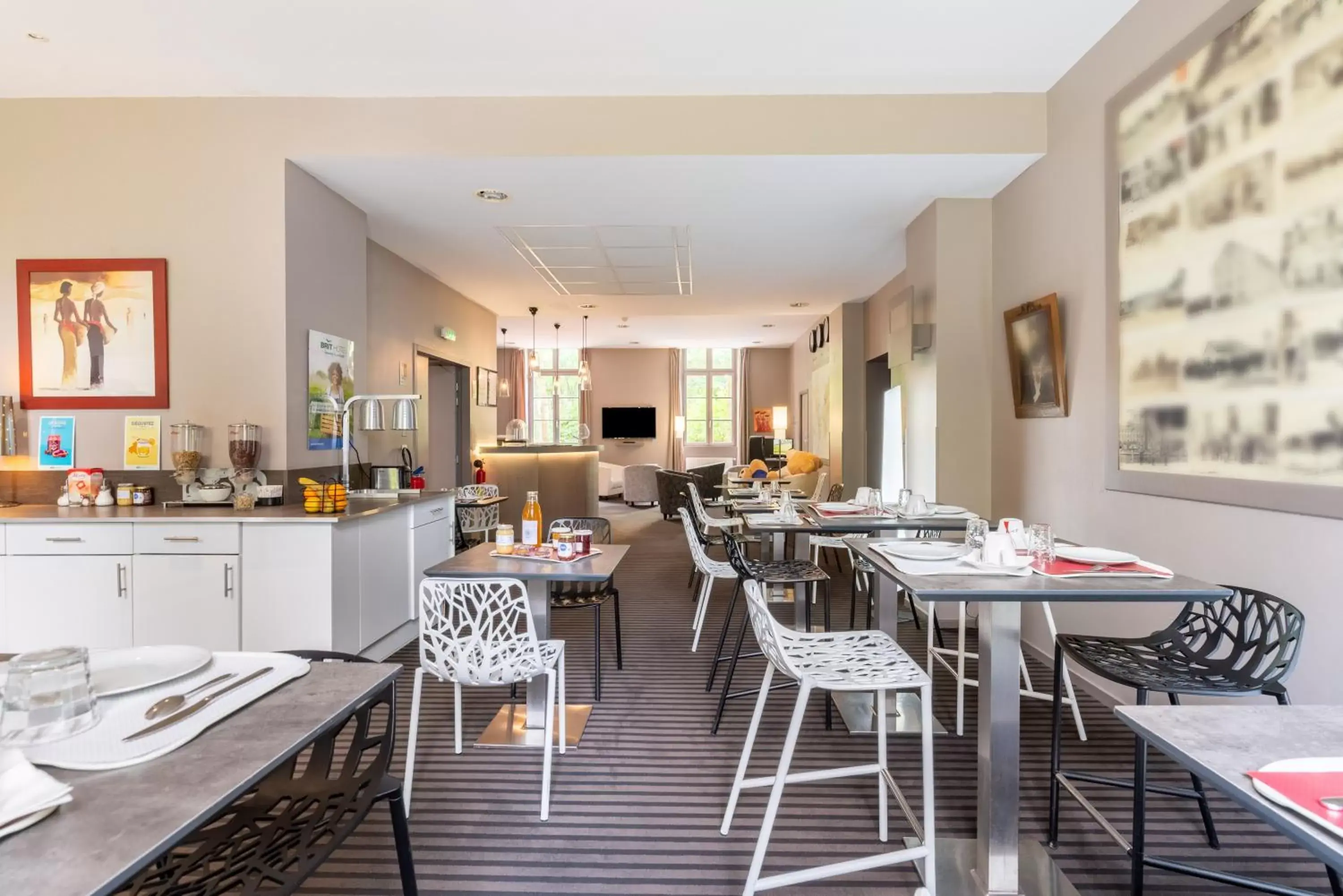 Buffet breakfast, Restaurant/Places to Eat in Brit Hotel Spa Le Connetable