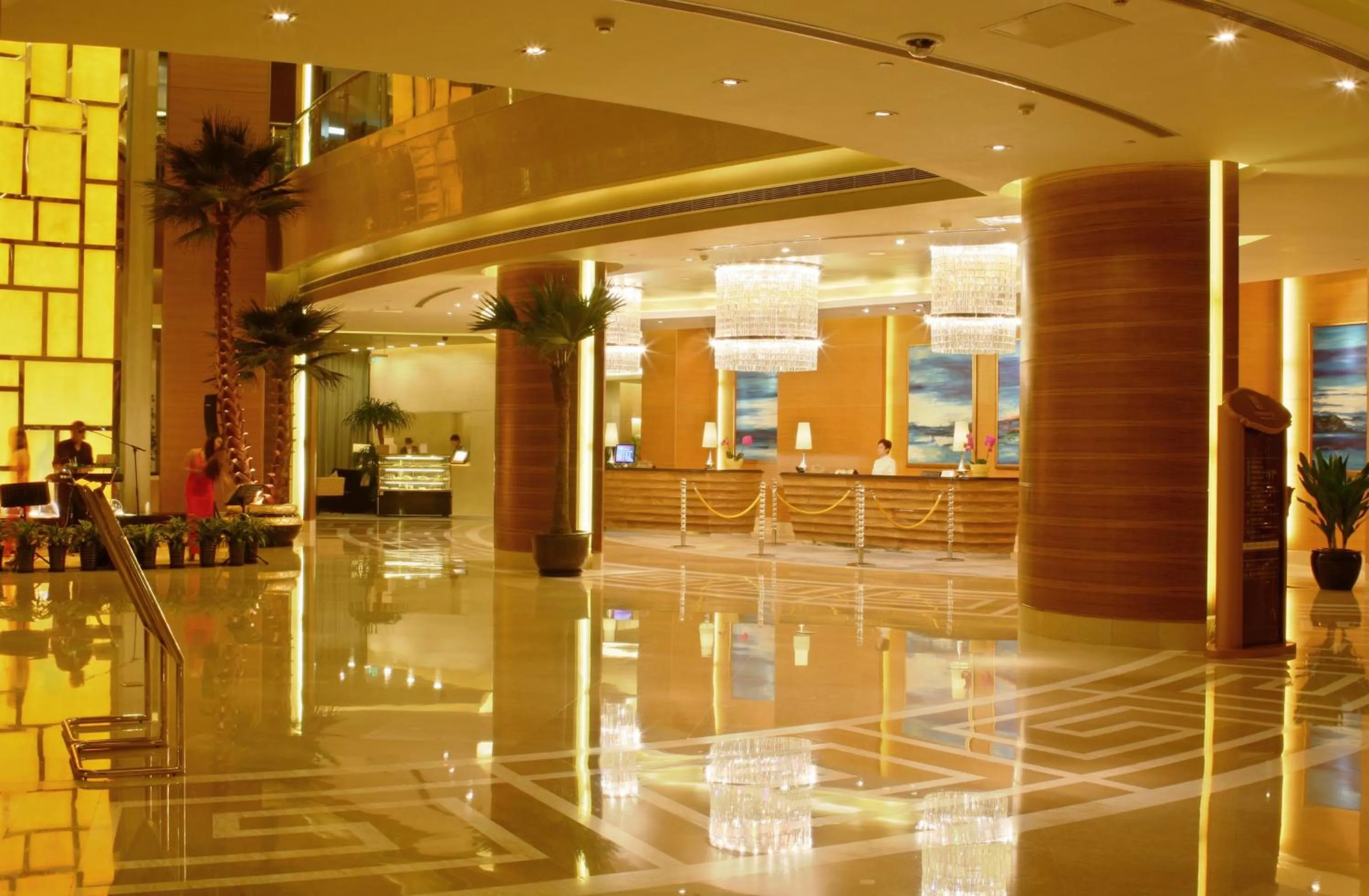 Lobby or reception in Wenjin Hotel, Beijing