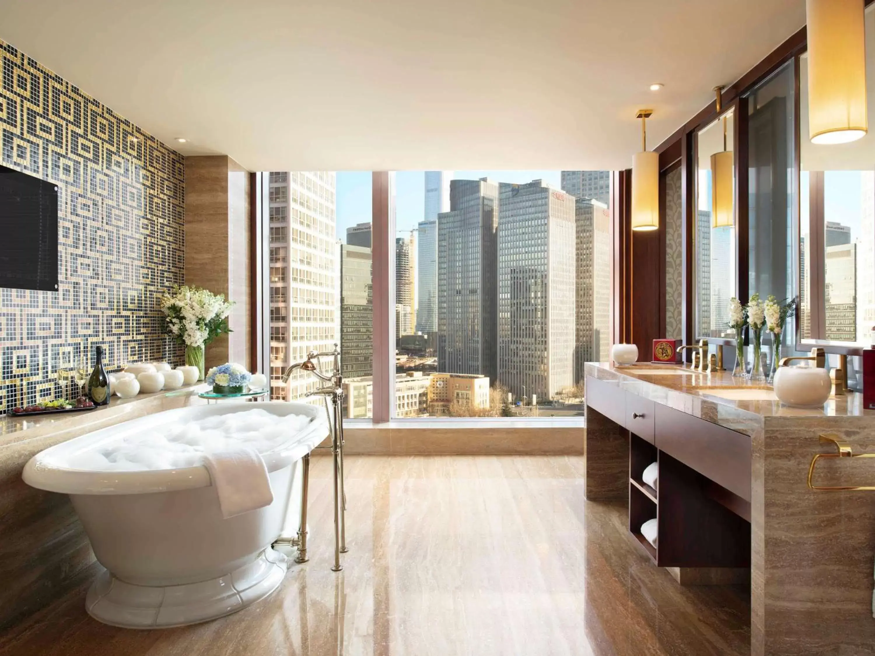 Bathroom in Fairmont Beijing