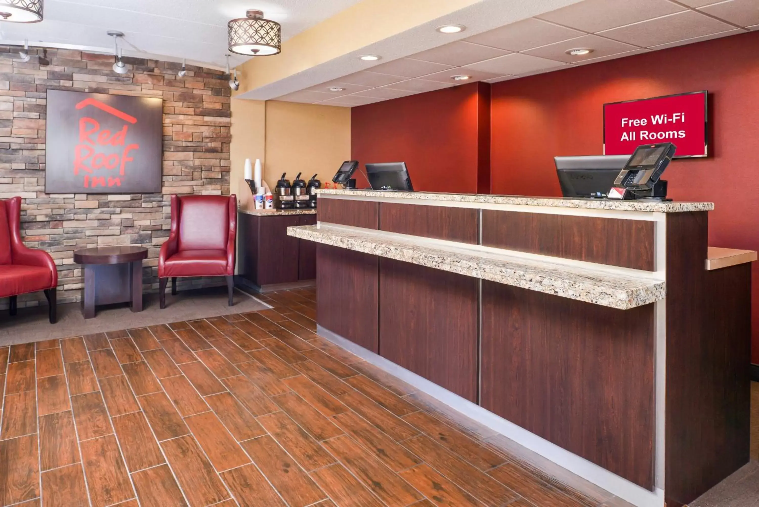 Lobby or reception, Lobby/Reception in Red Roof Inn Merrillville