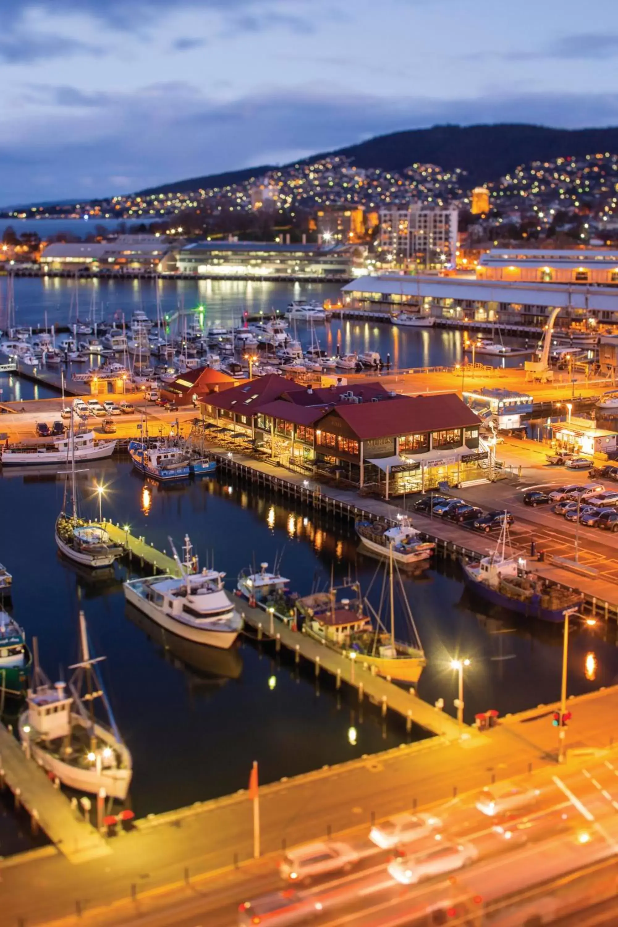 River view, Bird's-eye View in Hotel Grand Chancellor Hobart