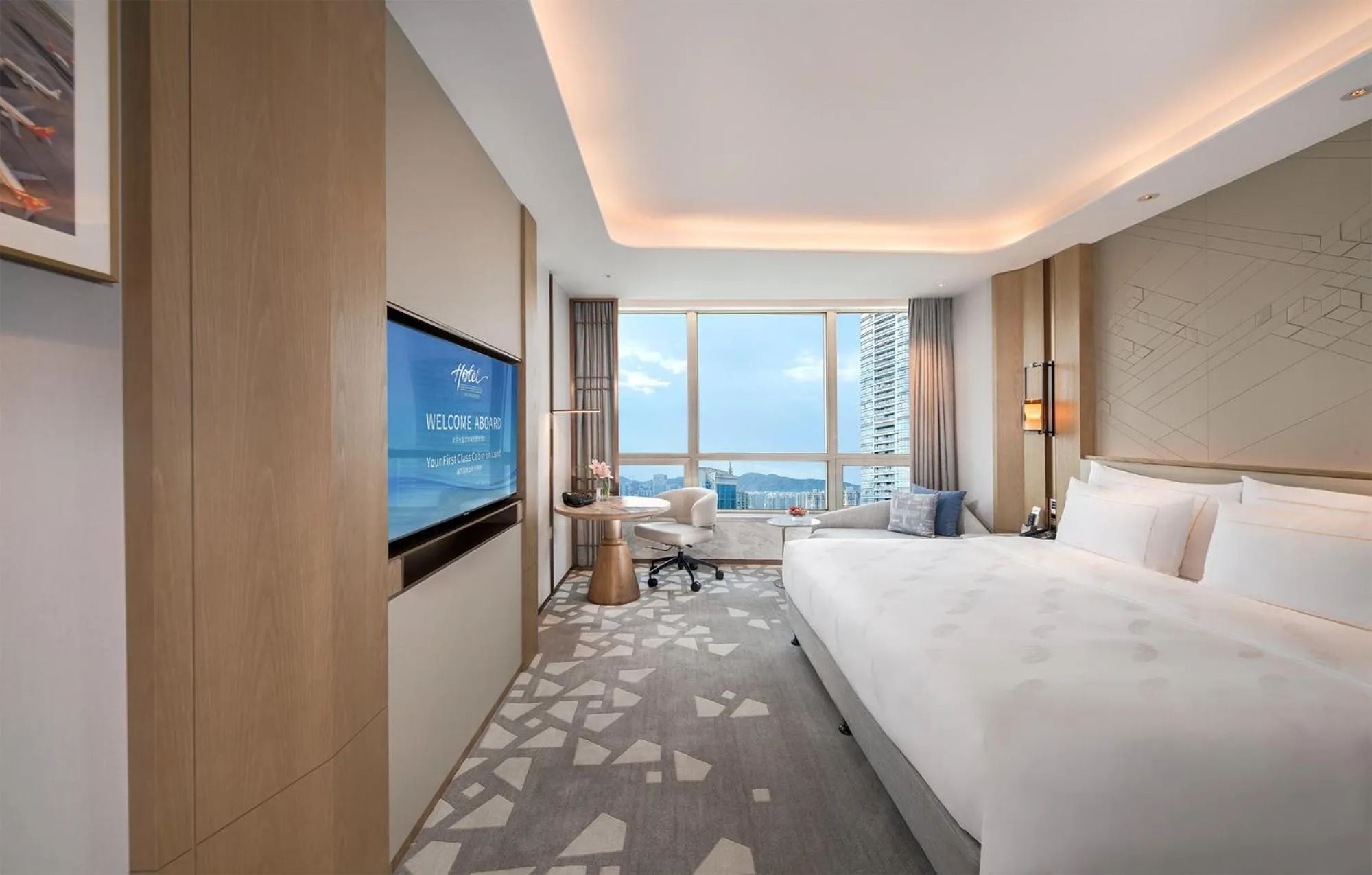 Photo of the whole room, Bed in Shenzhenair International Hotel