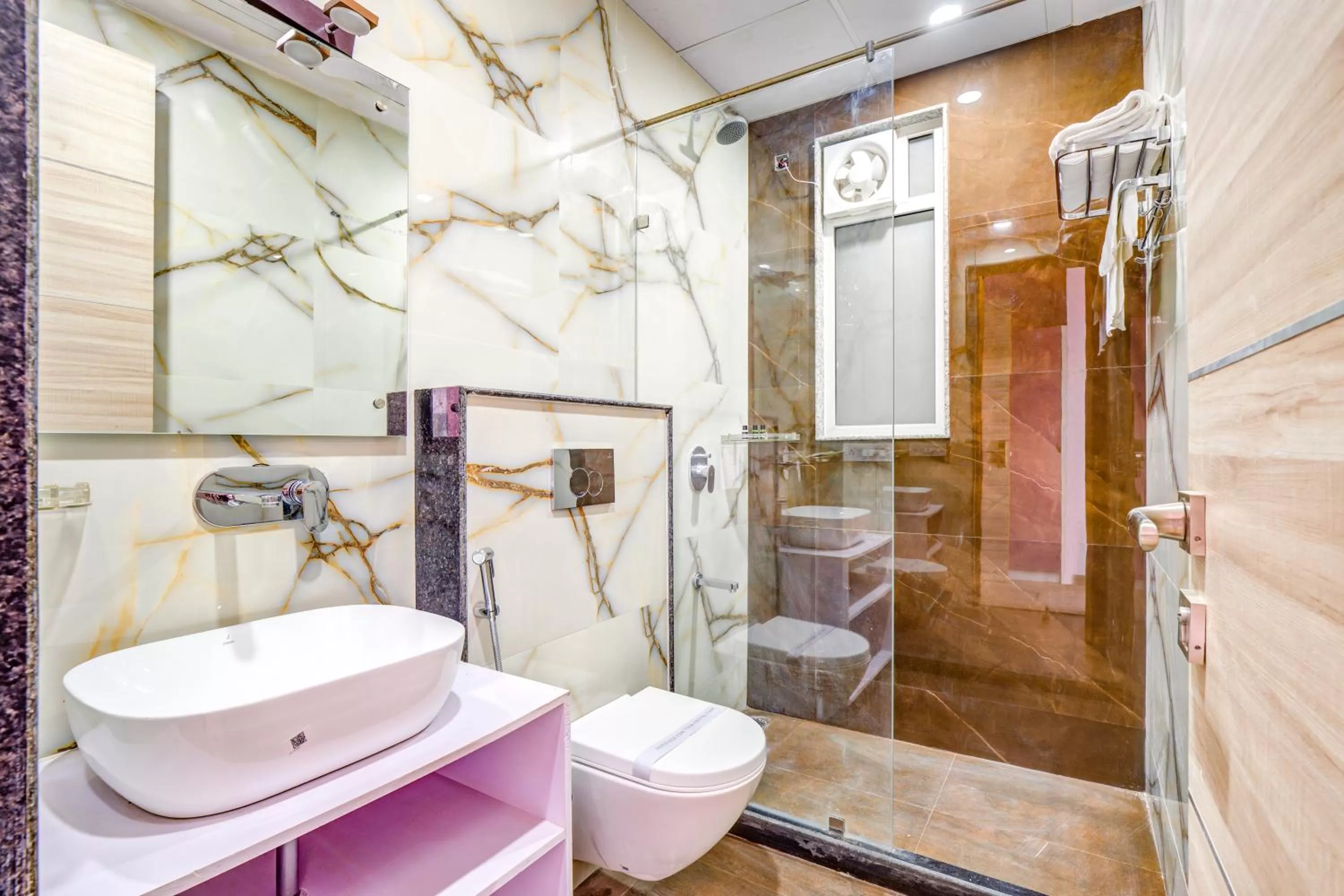 Bathroom in FabHotel The White Moon