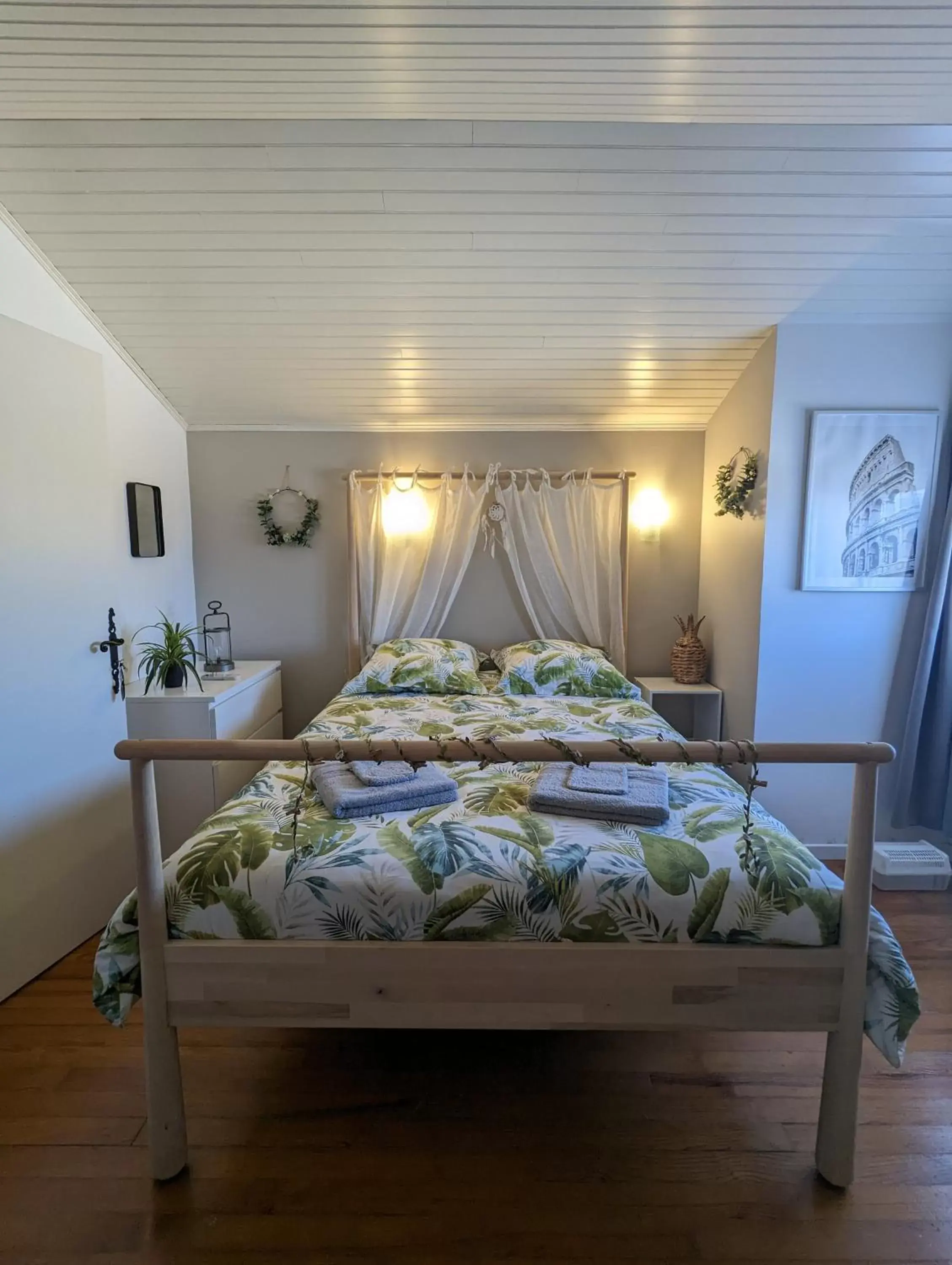 Bedroom, Bed in La villa de Fleury