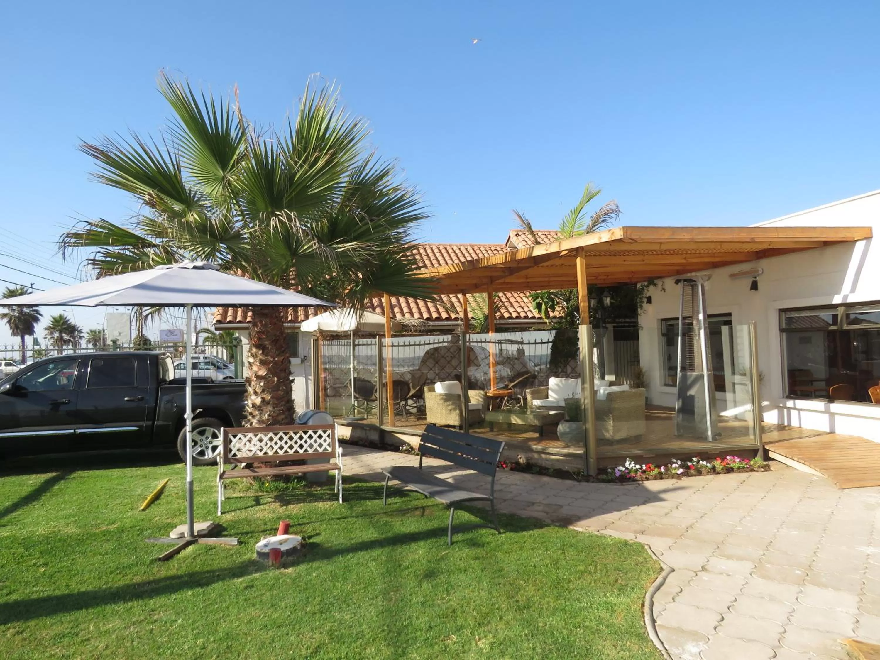 Patio in Hotel La Fuente