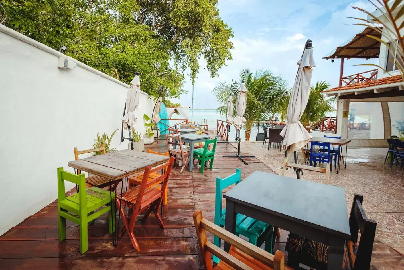 Restaurant/Places to Eat in El Búho Lagoon Bacalar