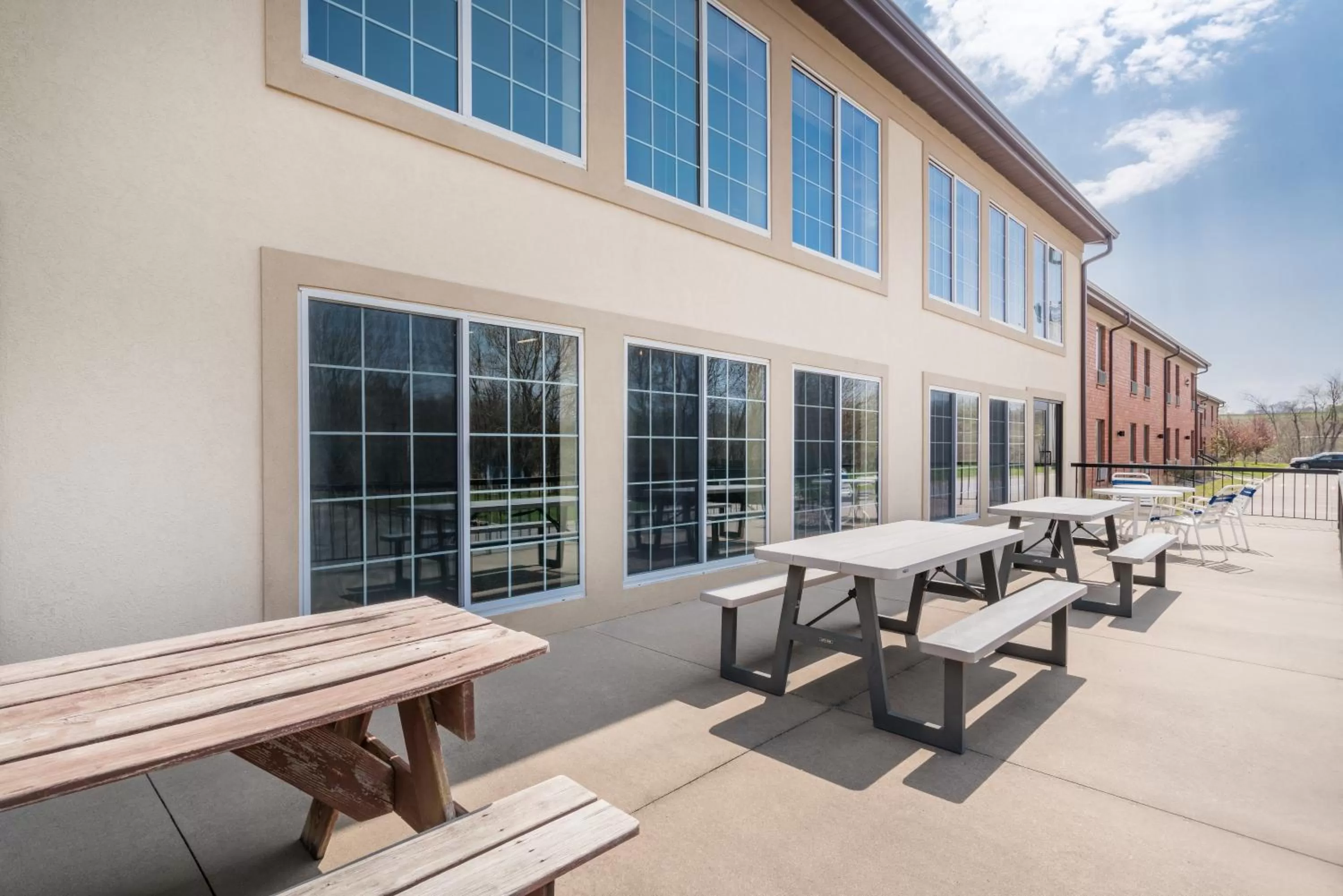 Patio in AmericInn by Wyndham Johnston Des Moines