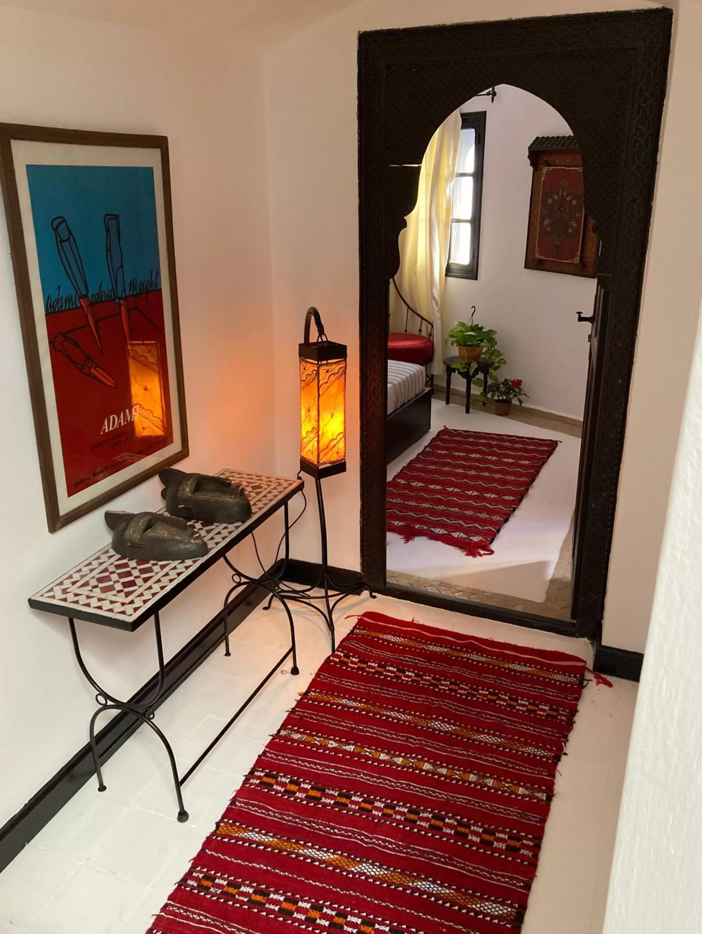 Lobby or reception, Bed in Dar Hannan