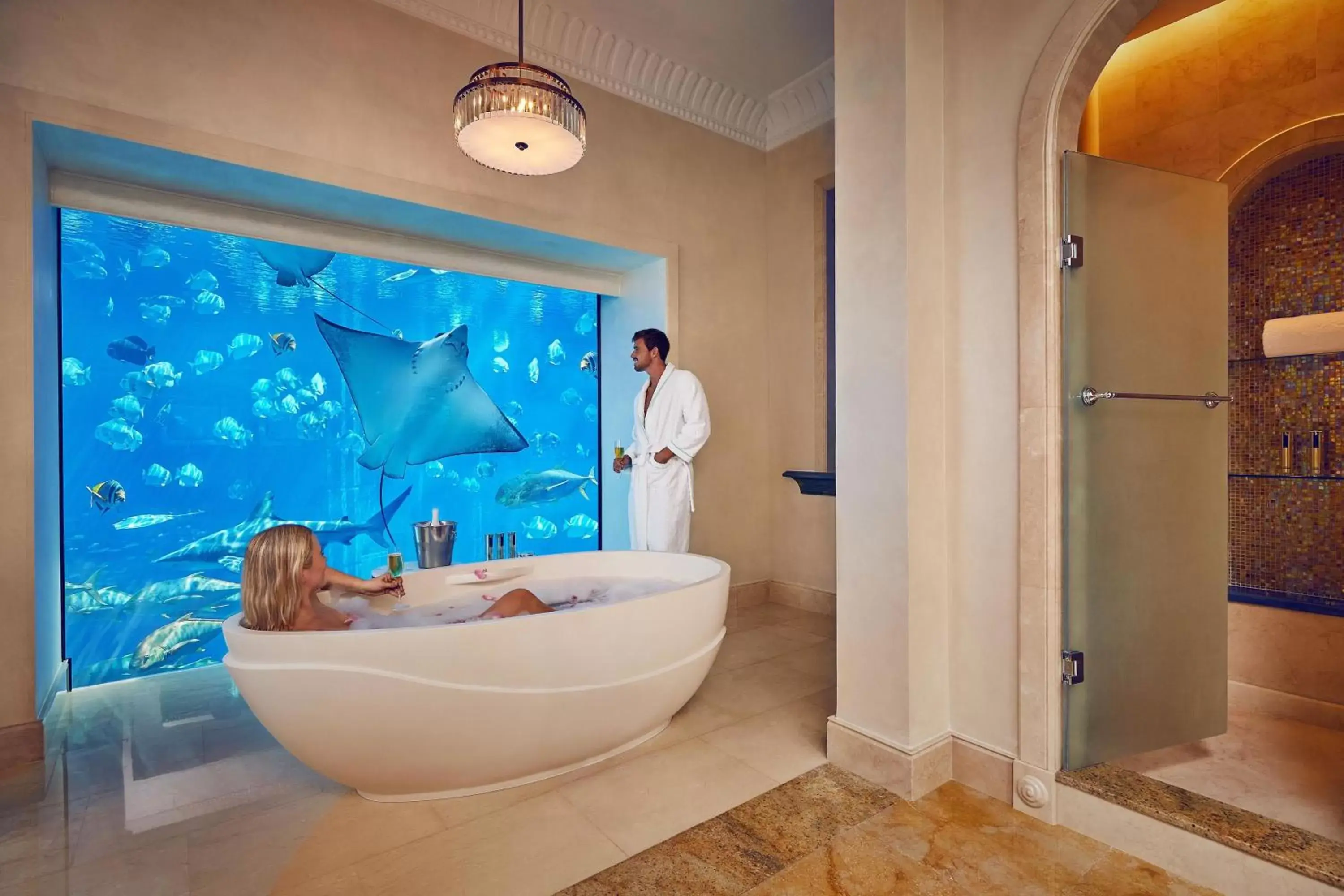 Bathroom in Atlantis, The Palm