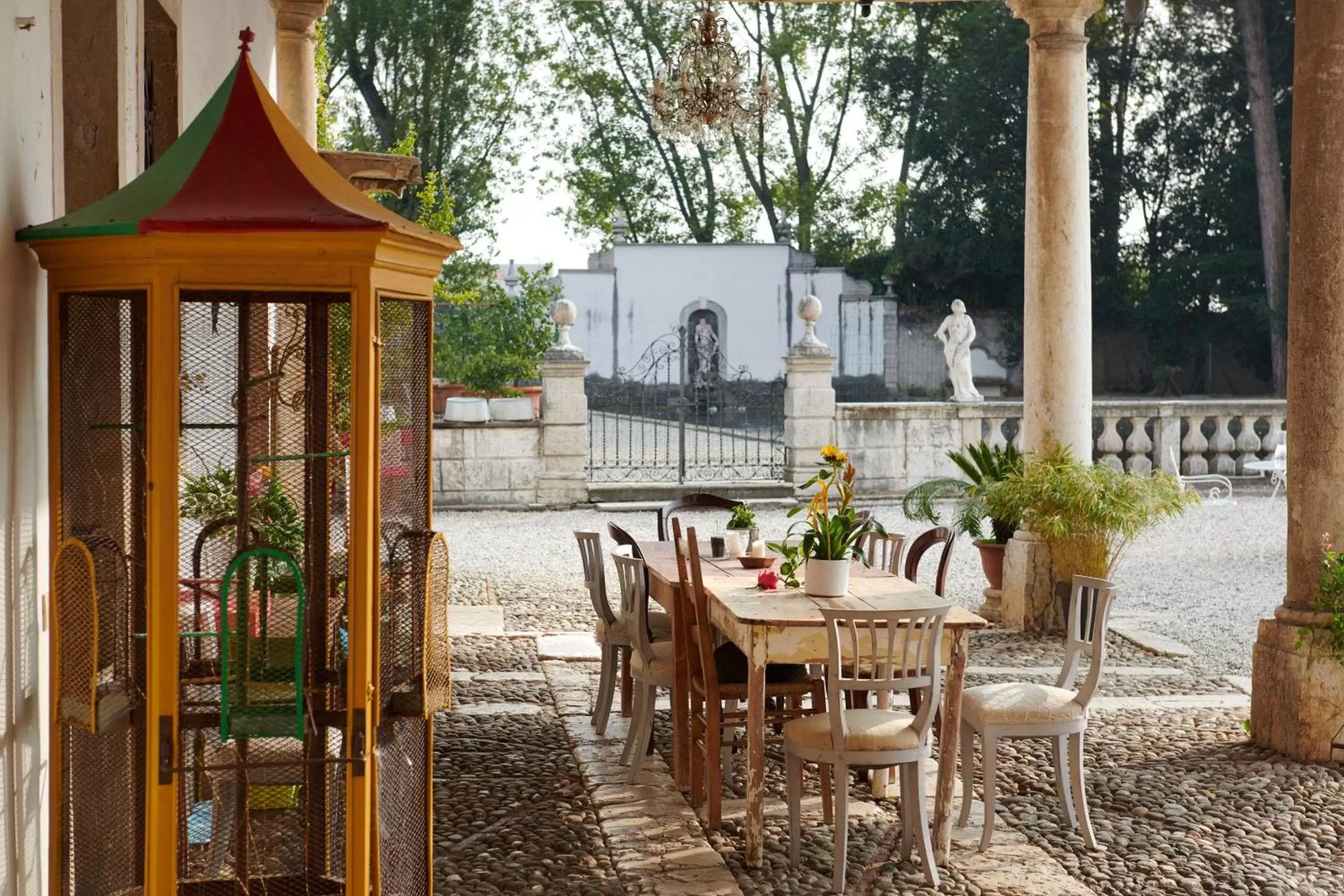 Garden, Restaurant/Places to Eat in Villa Stecchini