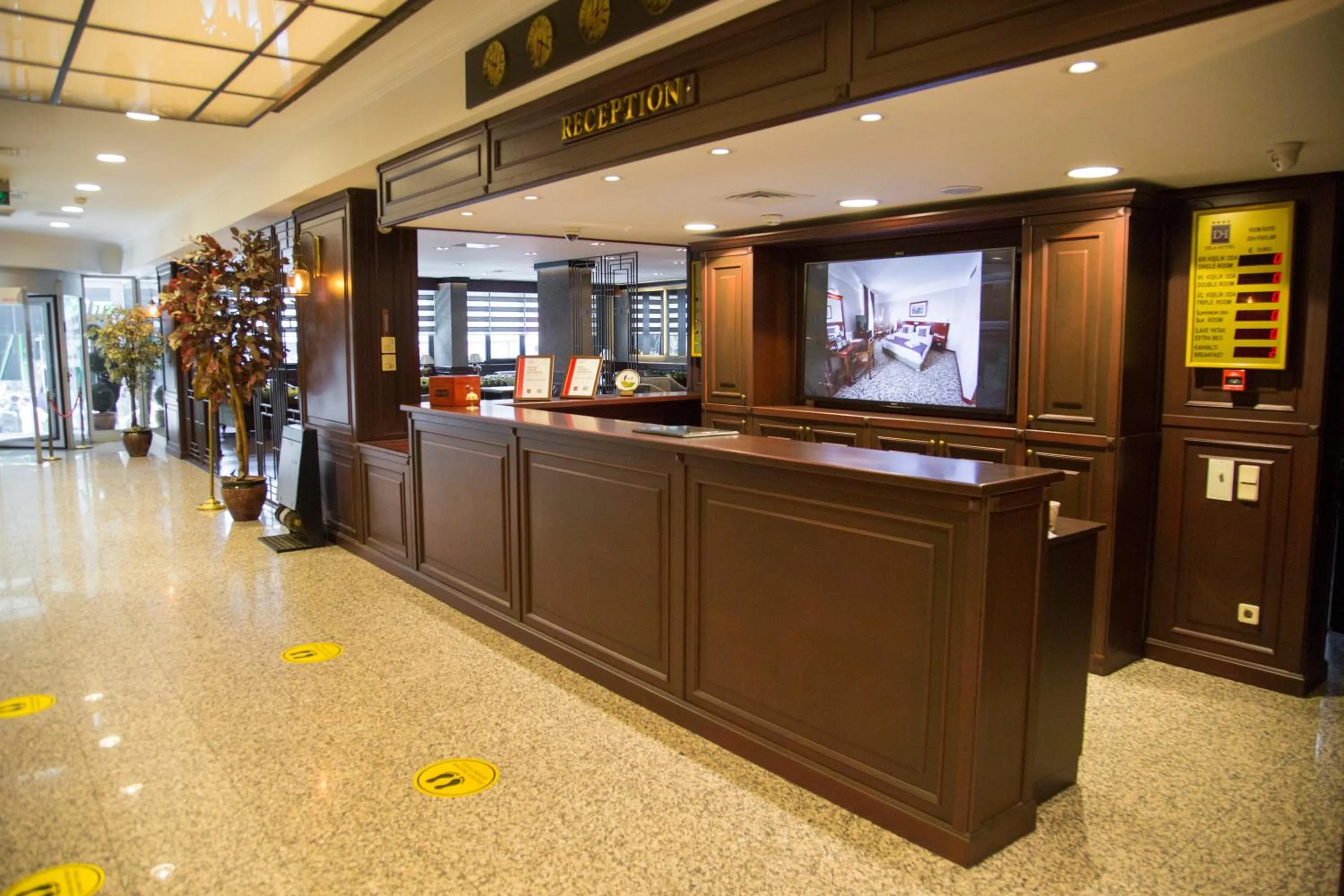 Lobby or reception in Dila Hotel