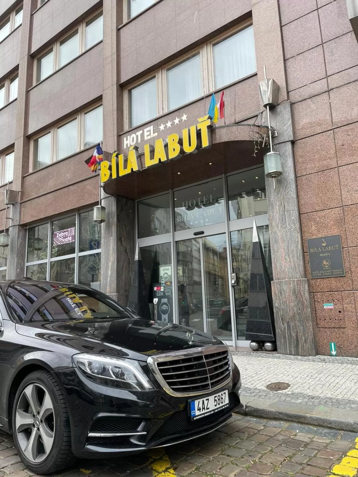 Property building in Luxury Family Hotel Bílá Labuť