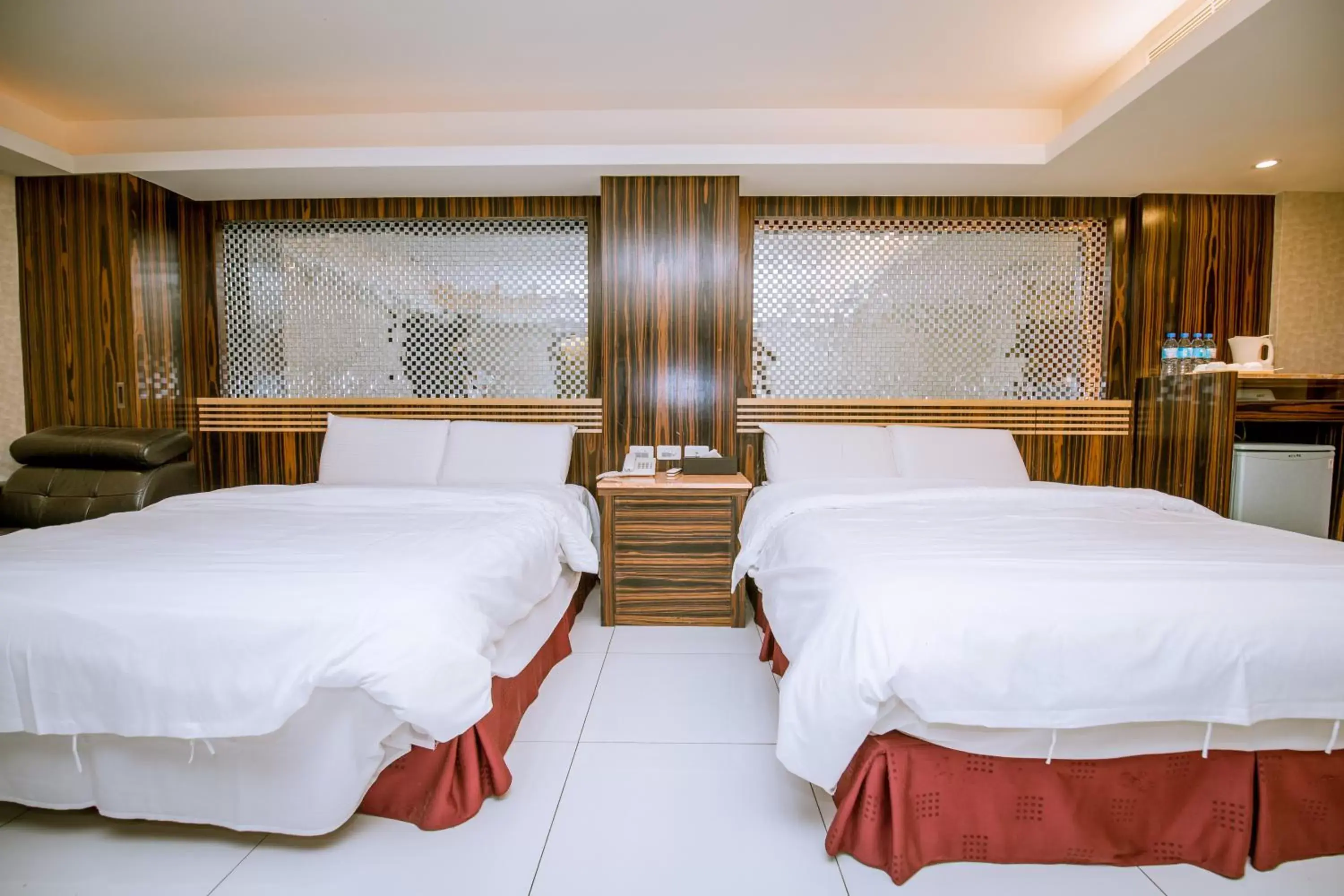 Bed in Guide Hotel Taipei Xinyi