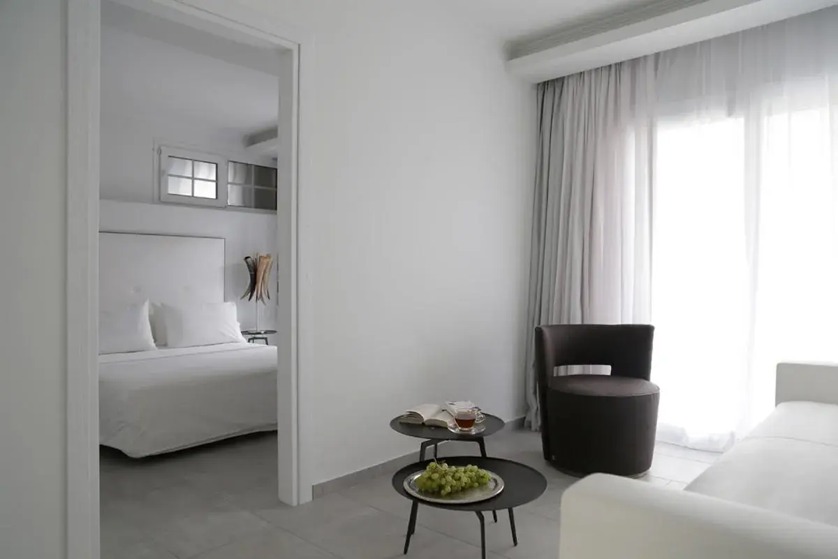 Bedroom, TV/Entertainment Center in Racconto Boutique Design Hotel (Adults Only)