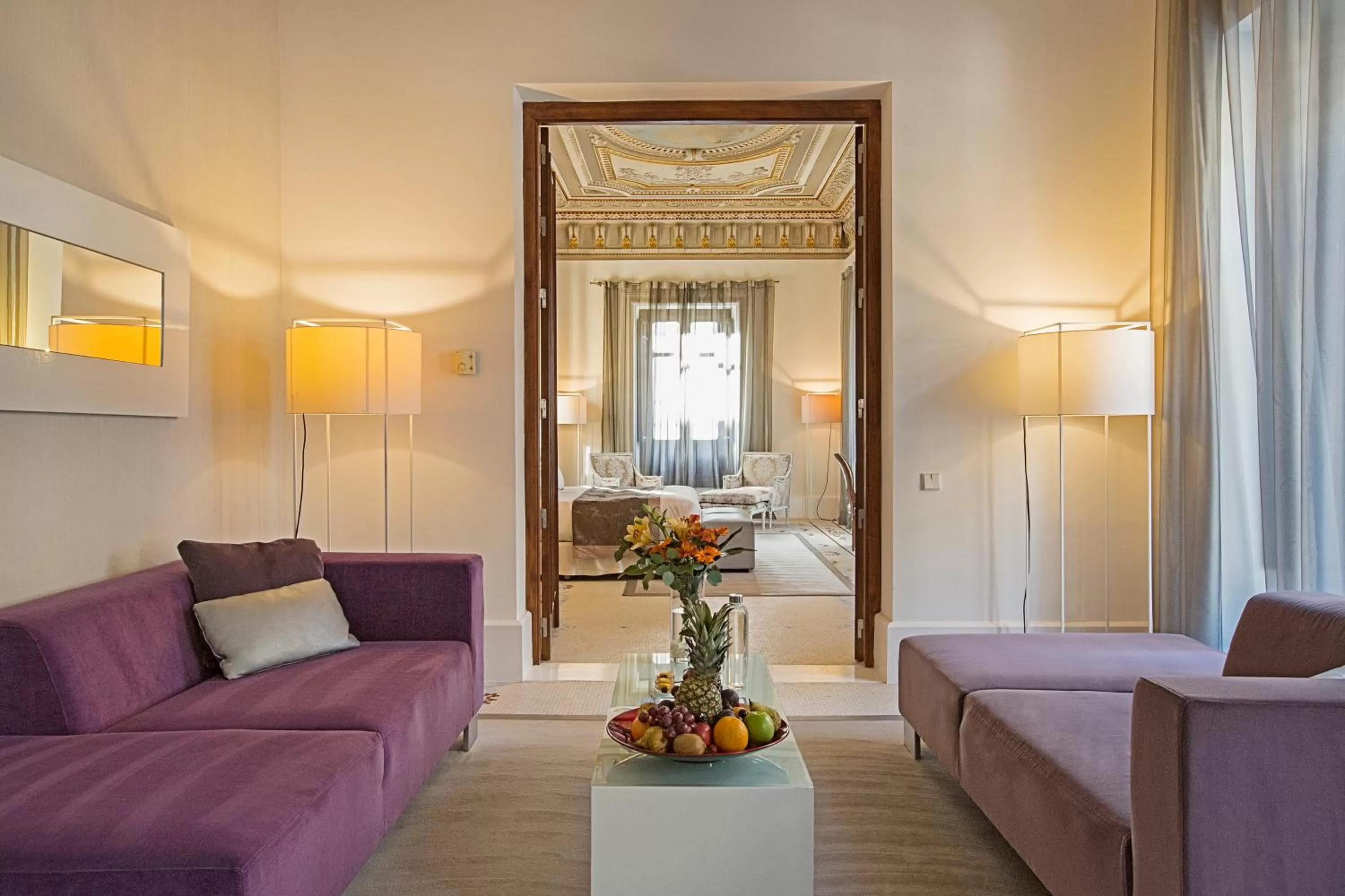 Living room in Hospes Palacio de los Patos, a Member of Design Hotels