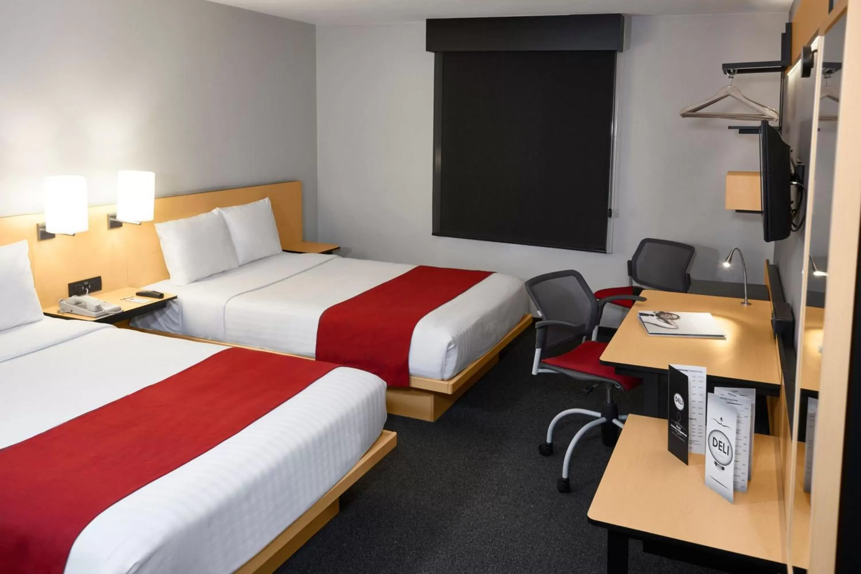Photo of the whole room, Bed in City Express Plus by Marriott Guadalajara Expo