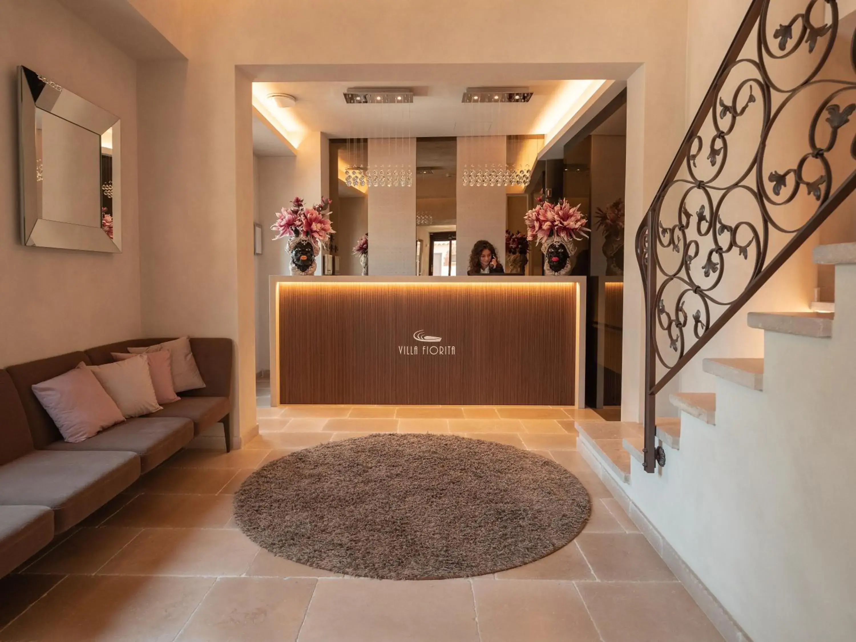 Lobby/Reception in Villa Fiorita Boutique Hotel