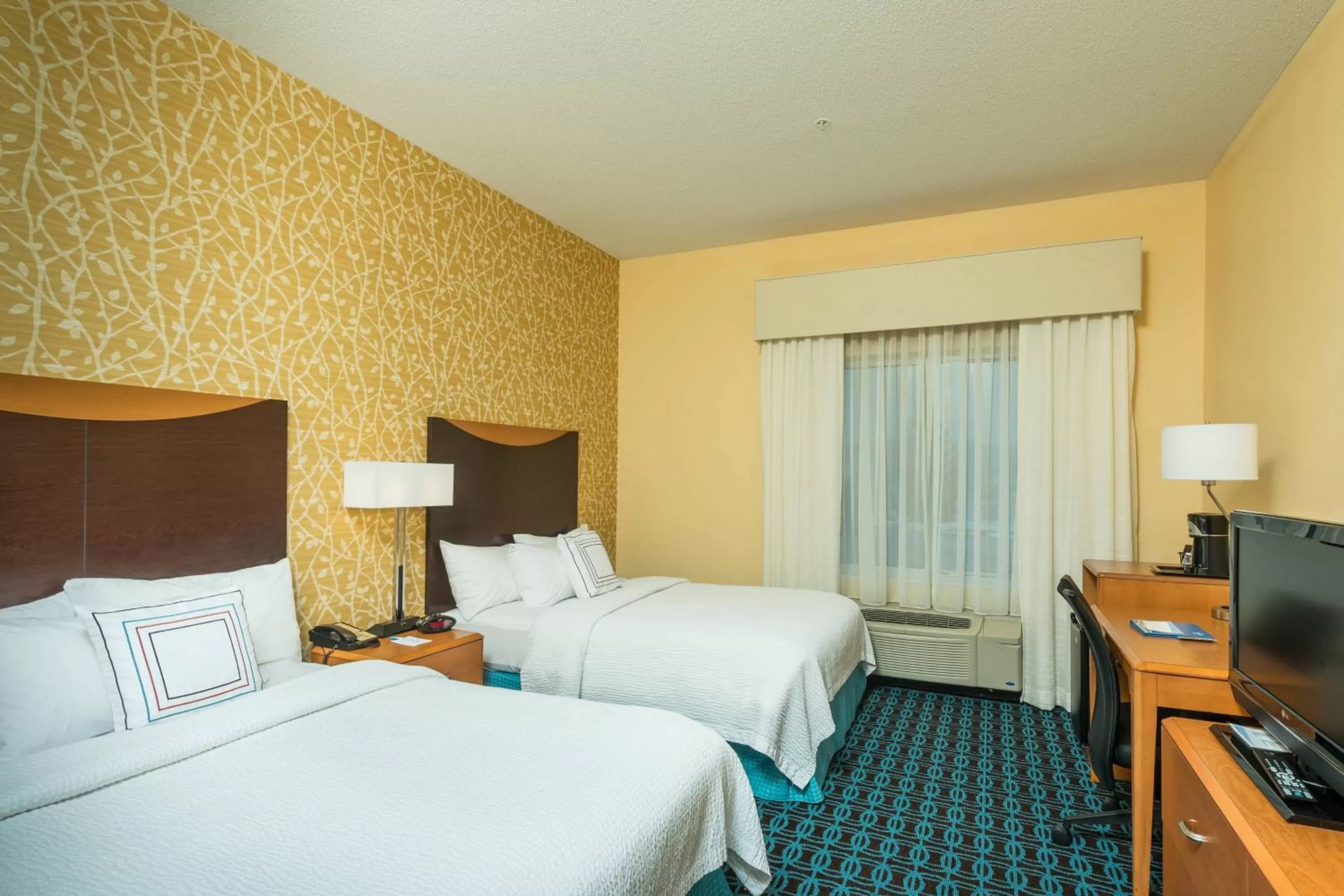 Double Room with Two Double Beds in Fairfield Inn and Suites by Marriott Augusta