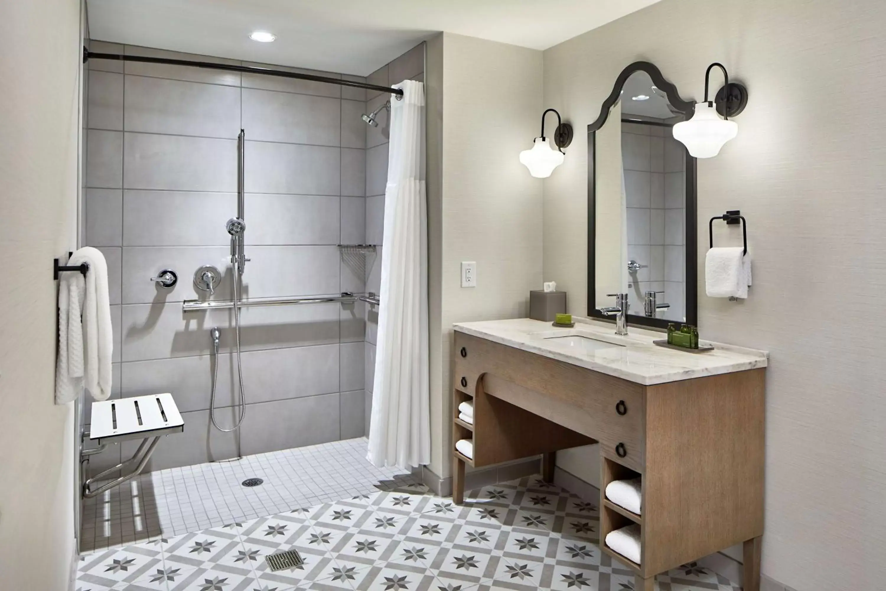 Bathroom in The Hamilton Alpharetta, Curio Collection By Hilton