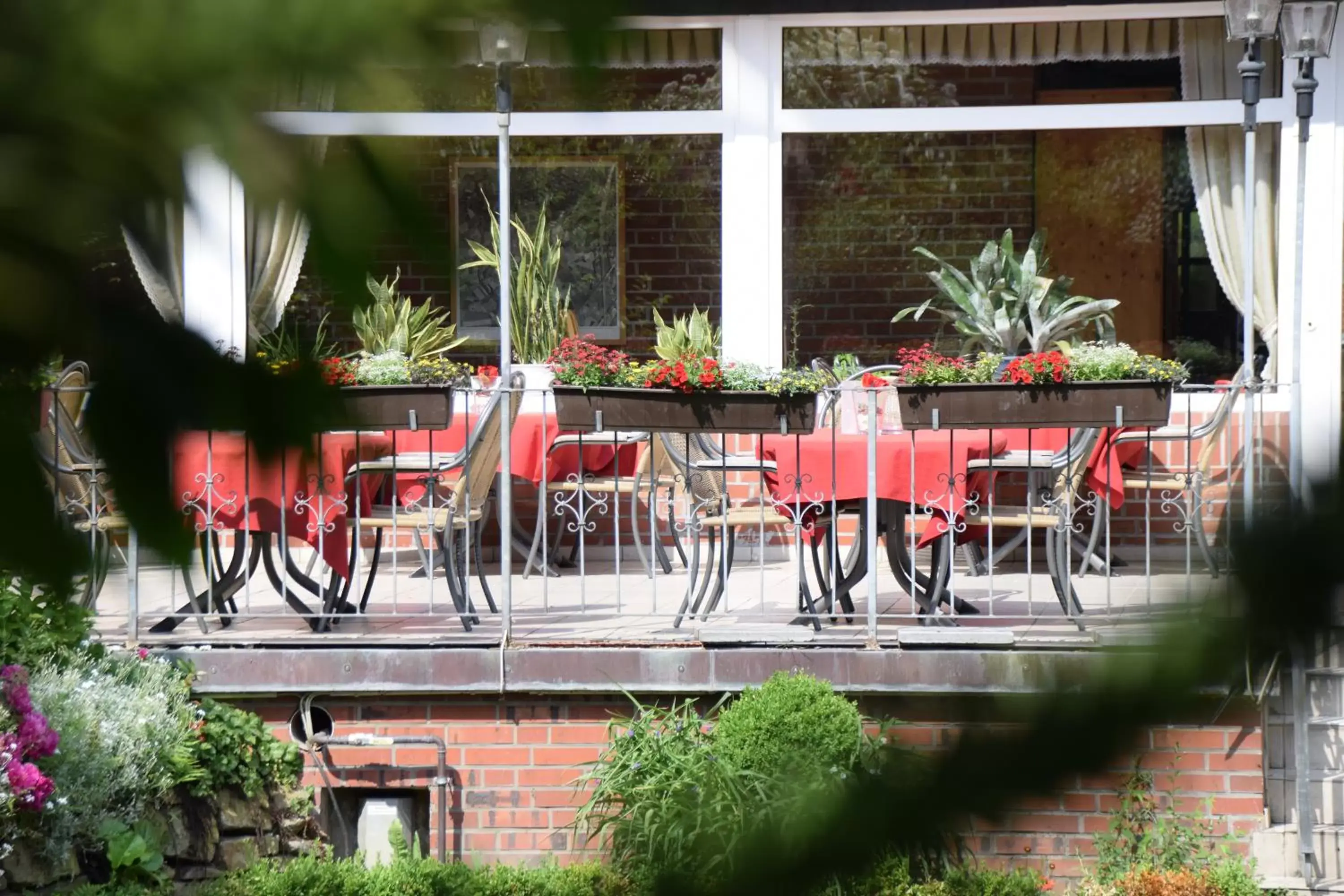 Patio, Restaurant/Places to Eat in Gasthof Waldesruh