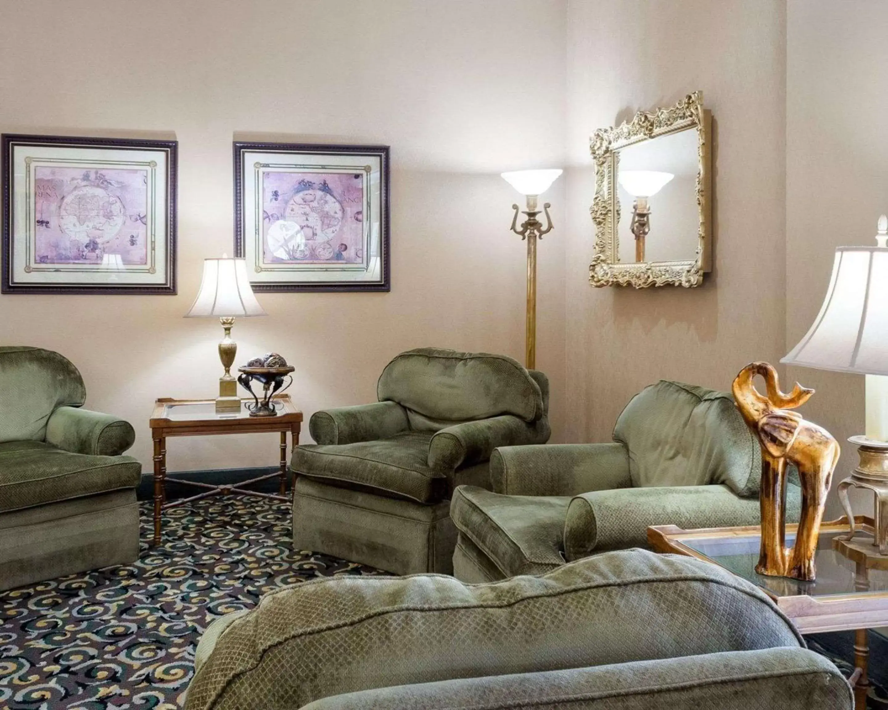 Lobby or reception in Quality Inn Columbus, MS Lobby or reception in Quality Inn Columbus, MS