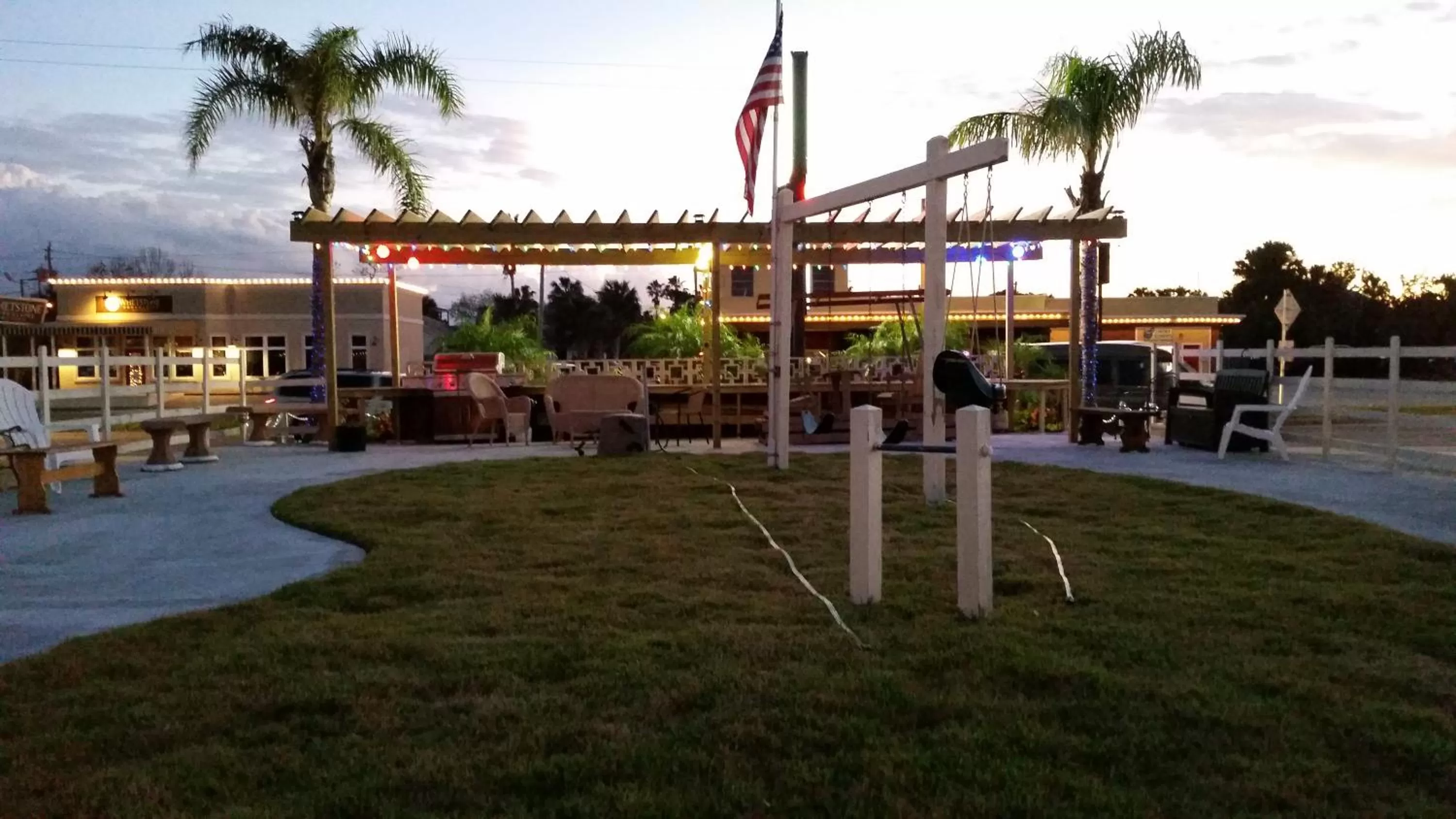 Patio in Budget Inn - Saint Augustine