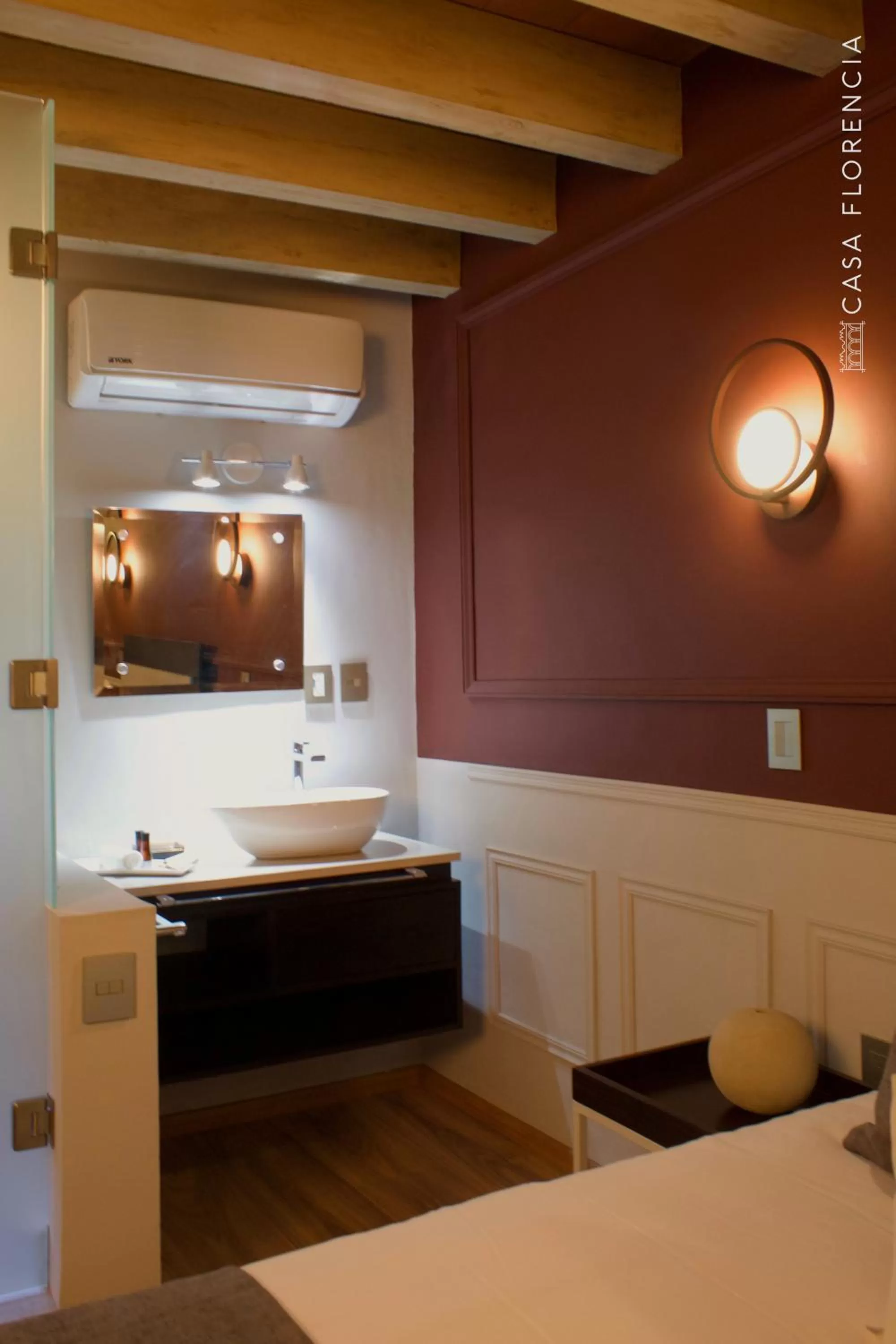 Bathroom, Bed in Casa Florencia Hotel Boutique