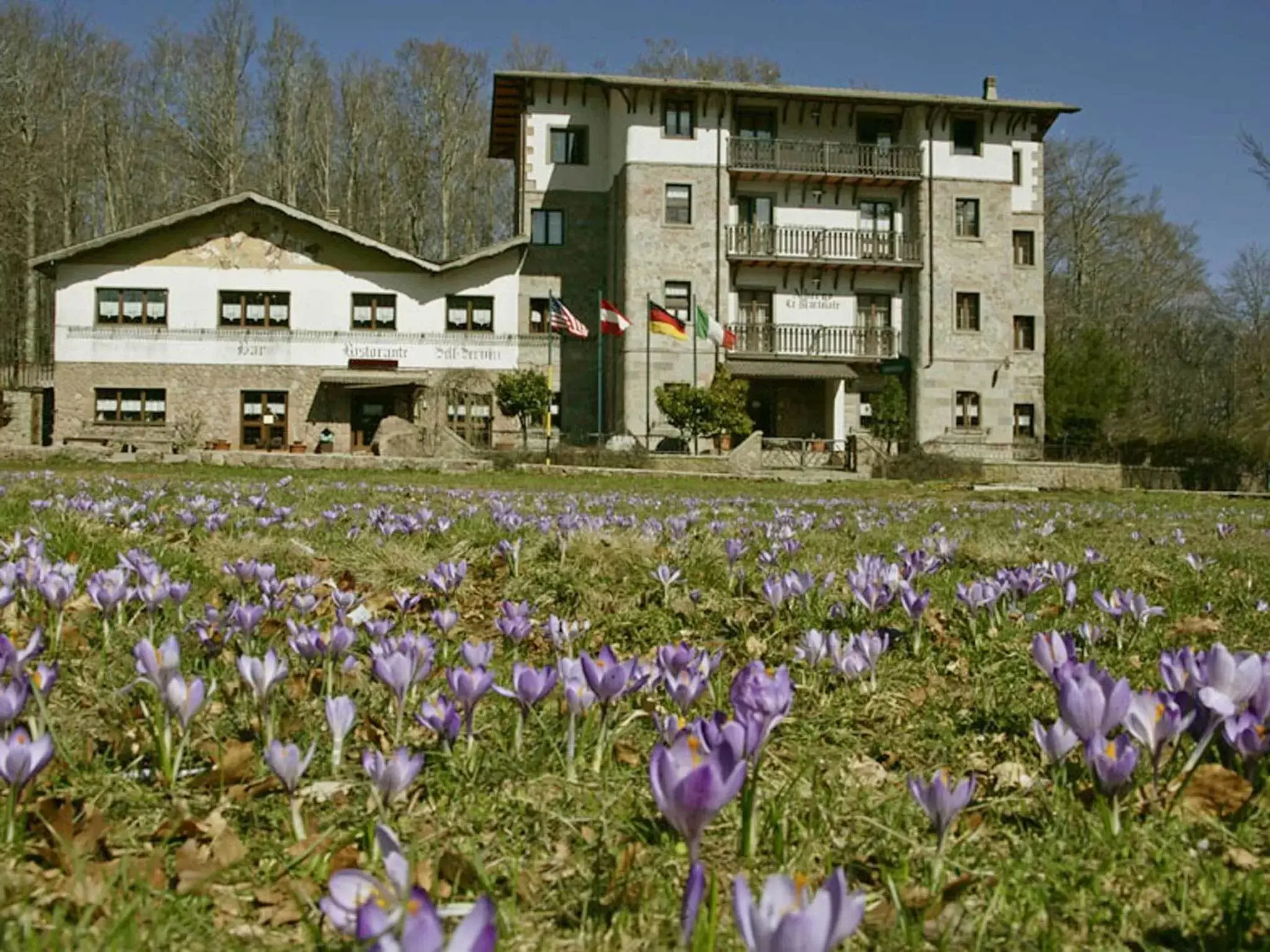 Garden view, Property Building in Albergo Le Macinaie - Monte Amiata