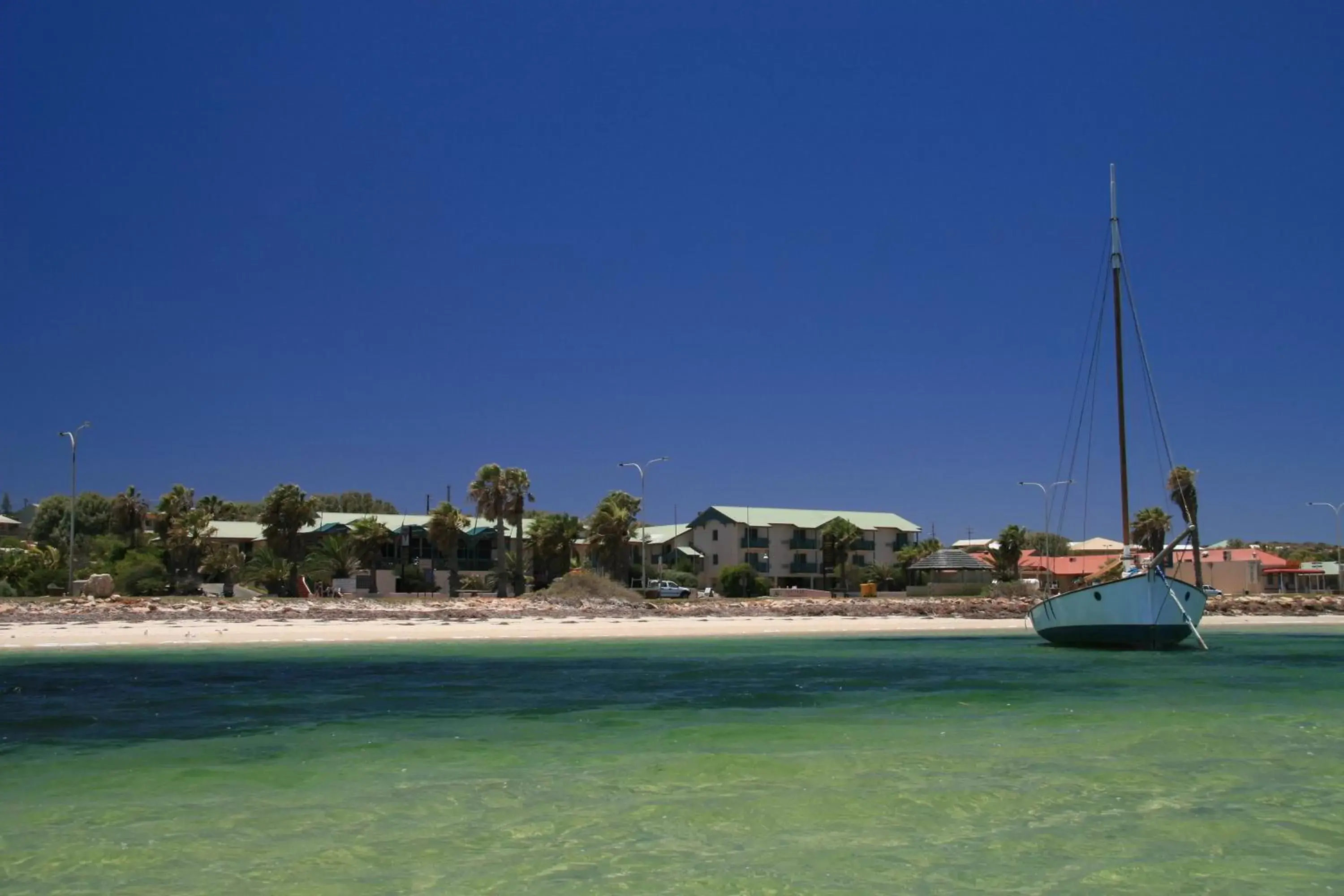 Property building, Beach in Heritage Resort Shark Bay