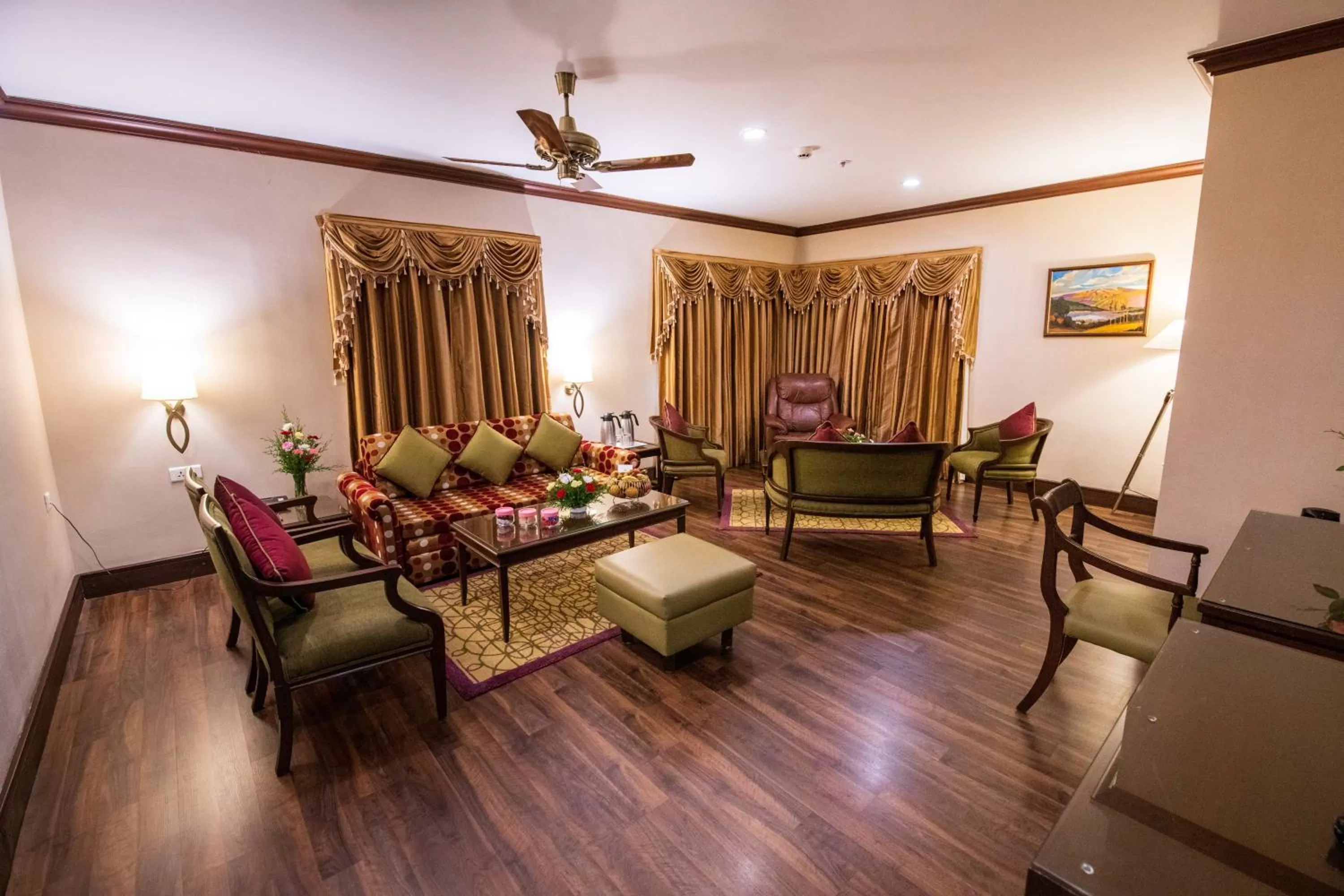 Living room in The Carlton Kodaikanal