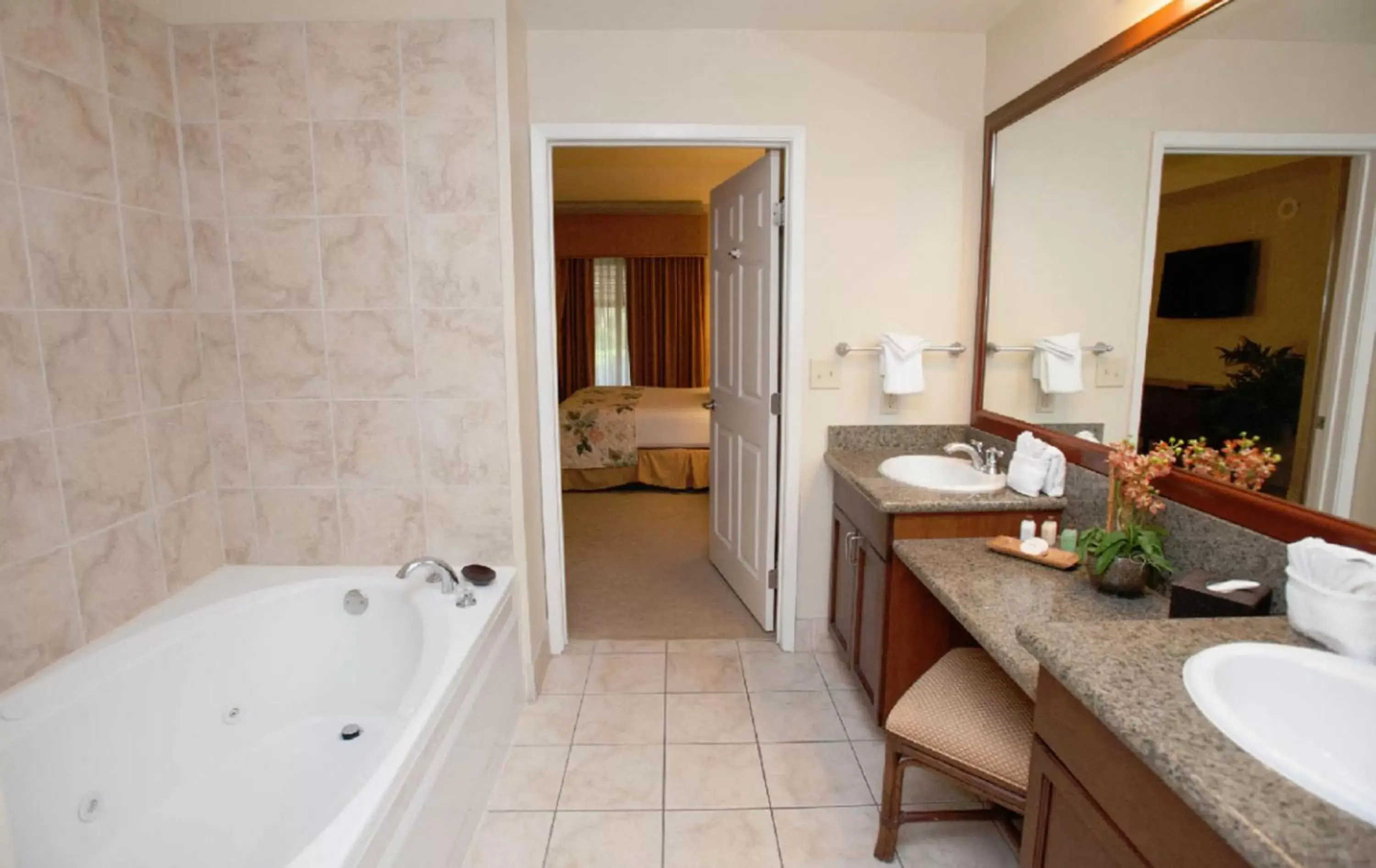 Bathroom in Suites at Tahiti Village Resort and Spa-No Resort Fee