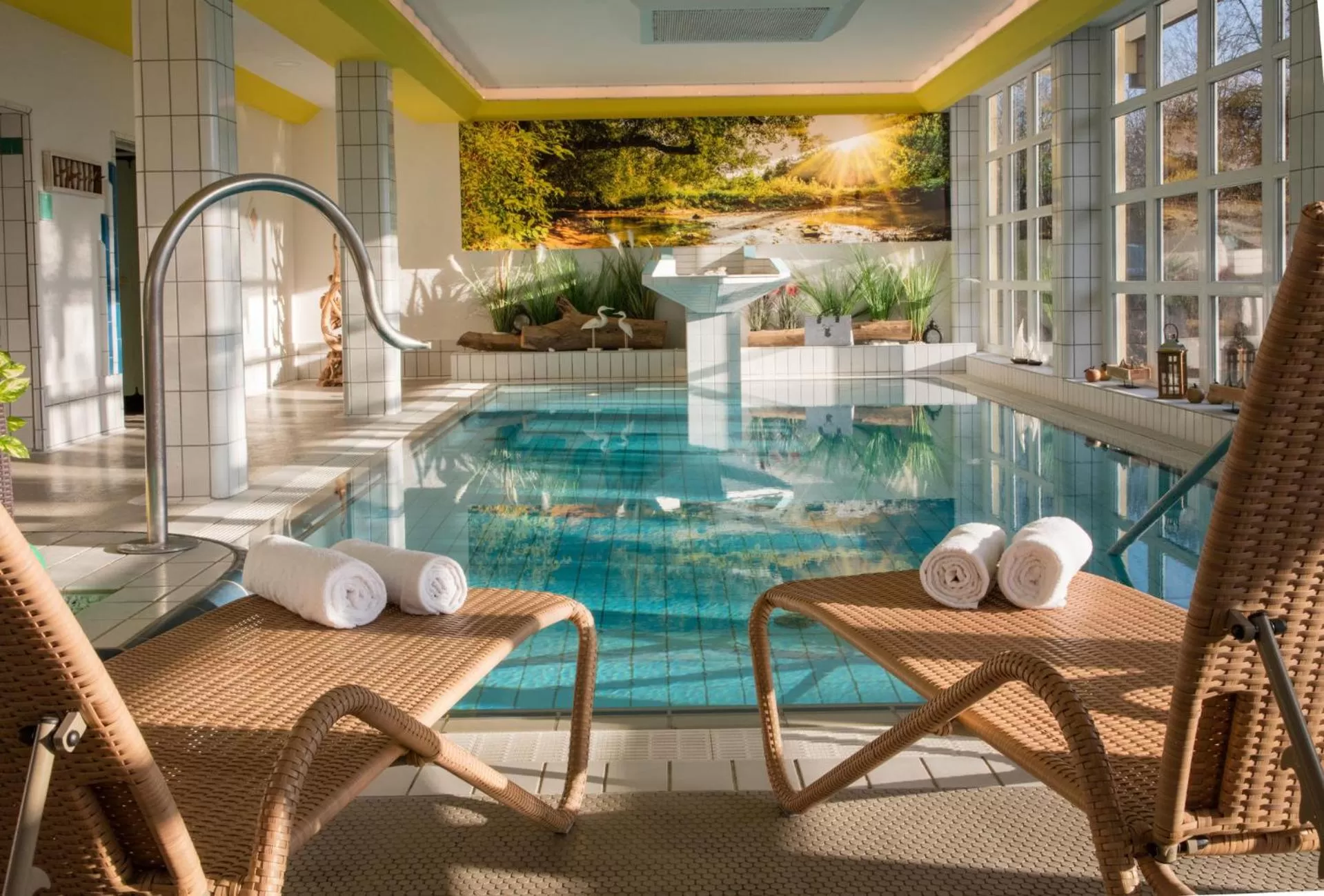 Swimming pool in Thermen-Hotel Rottaler Hof