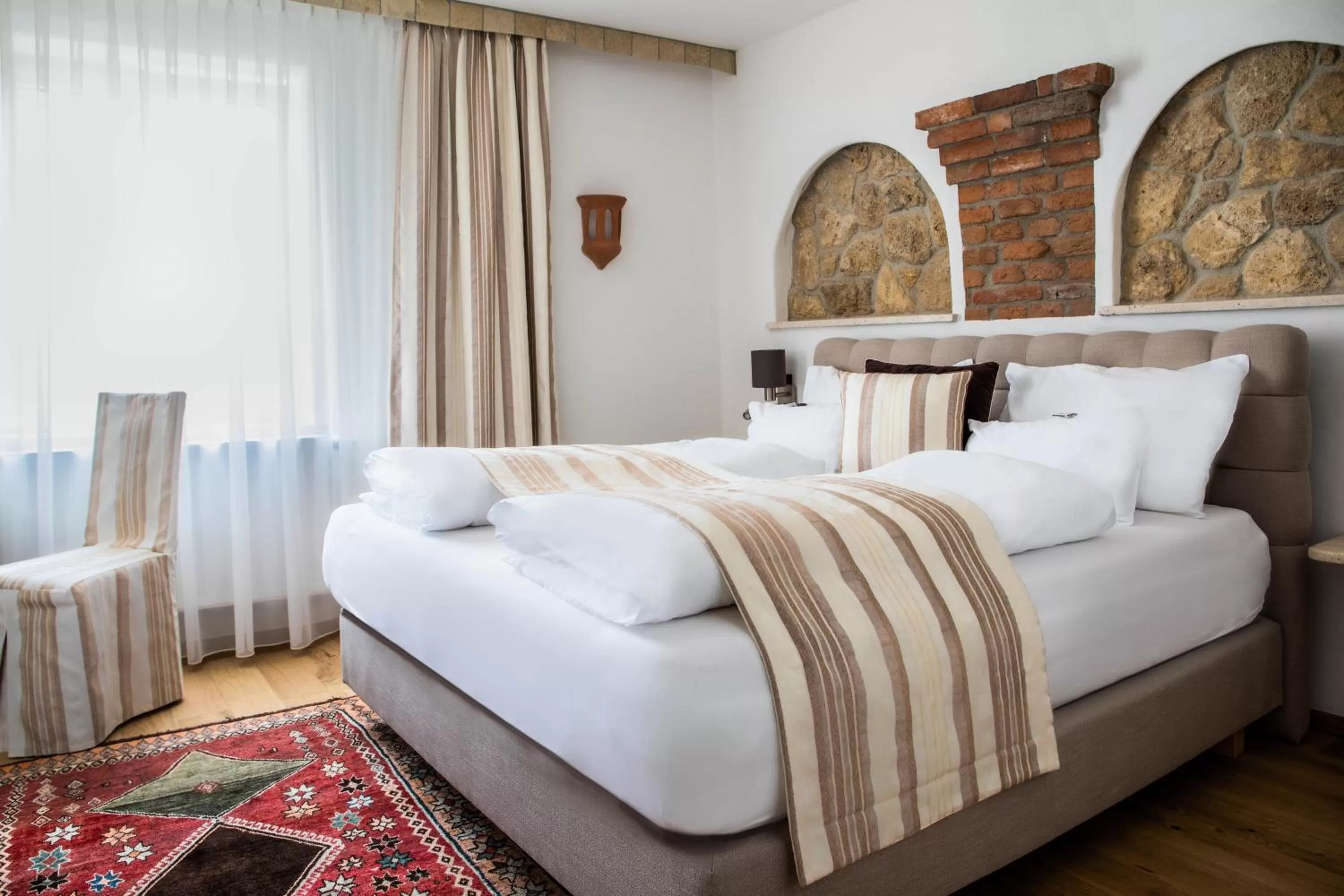 Bedroom, Bed in Gasthof Lend-Platzl