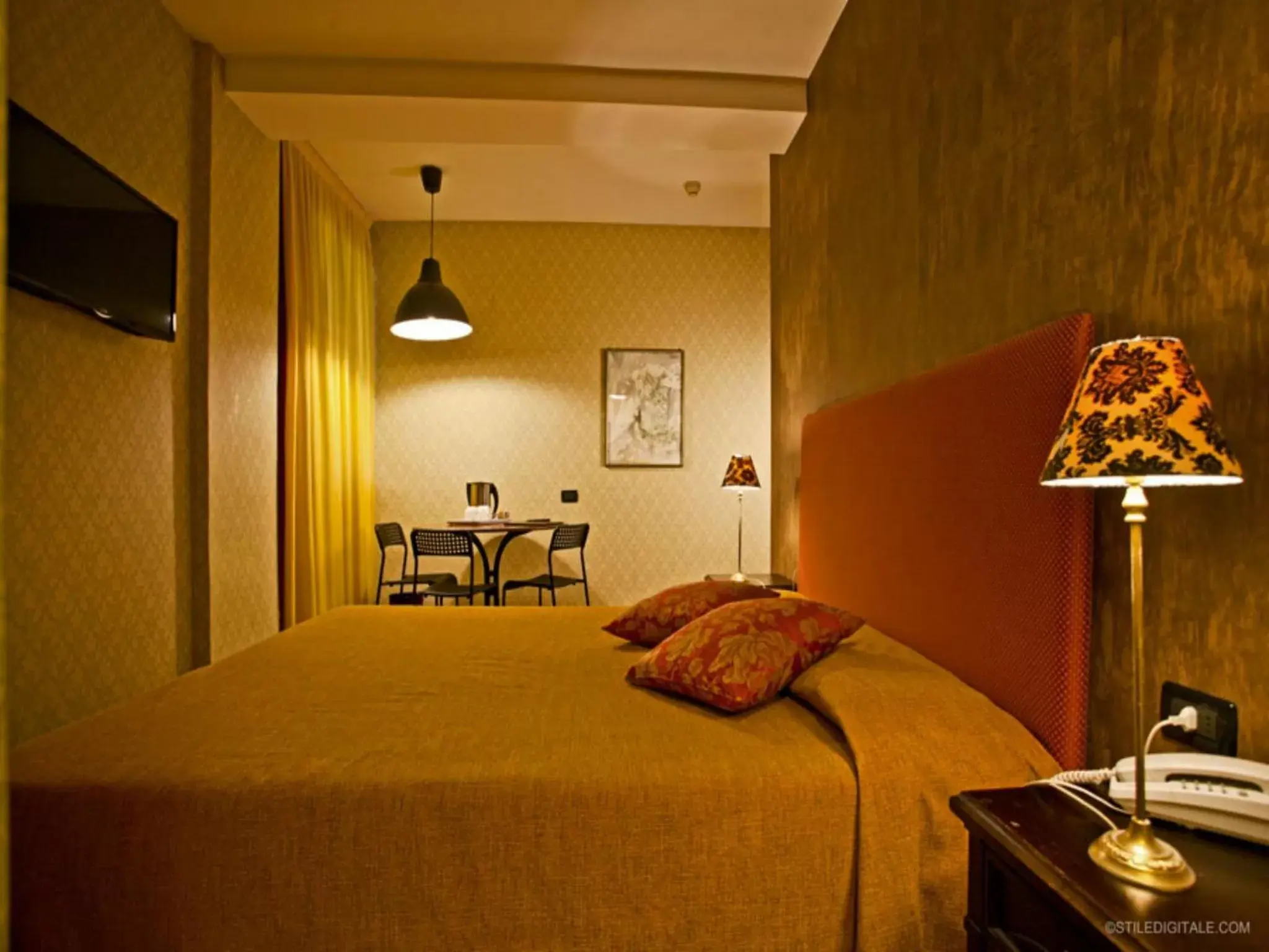 Bedroom, Bed in Hotel Il Guercino