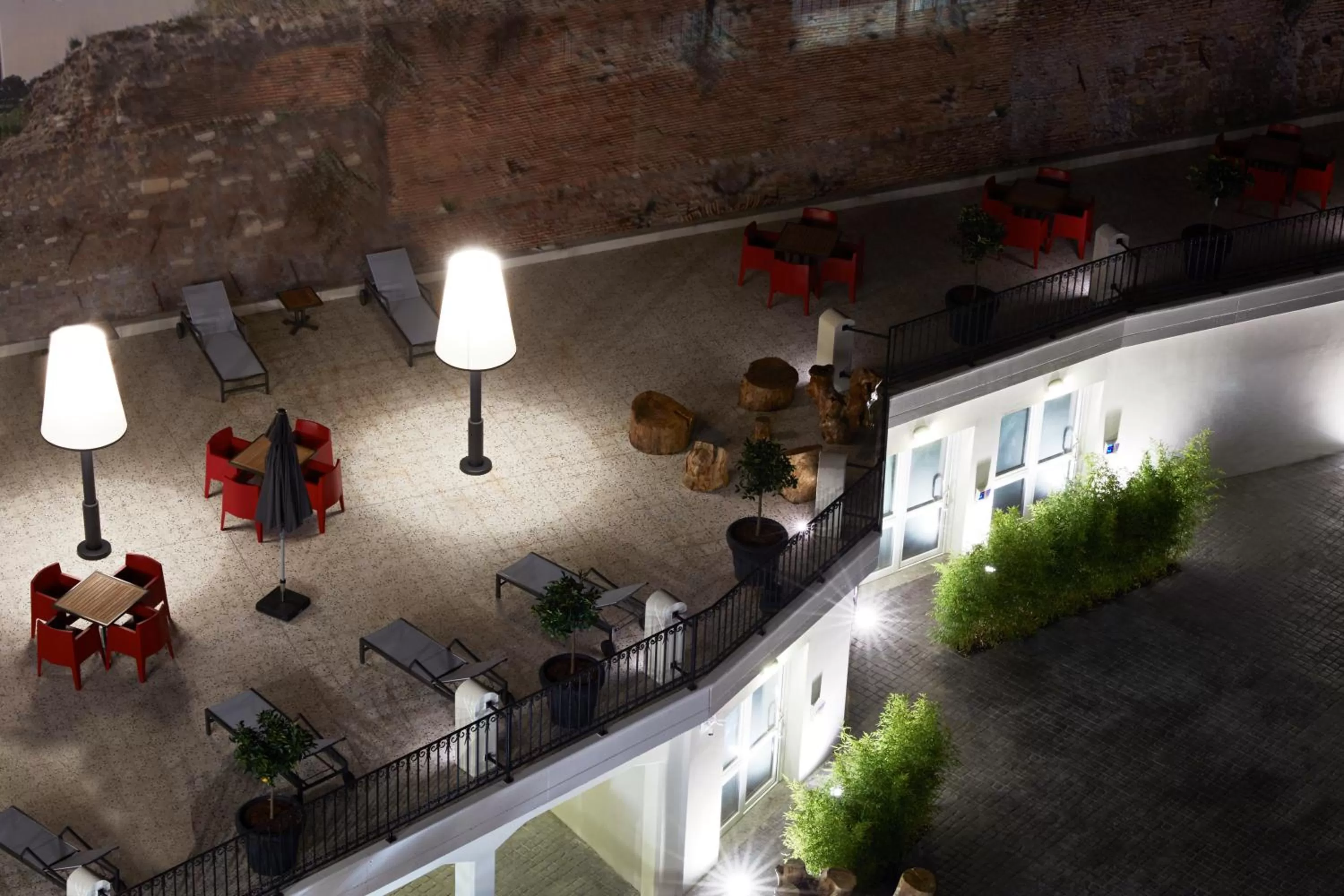 Balcony/Terrace in Hotel The Building