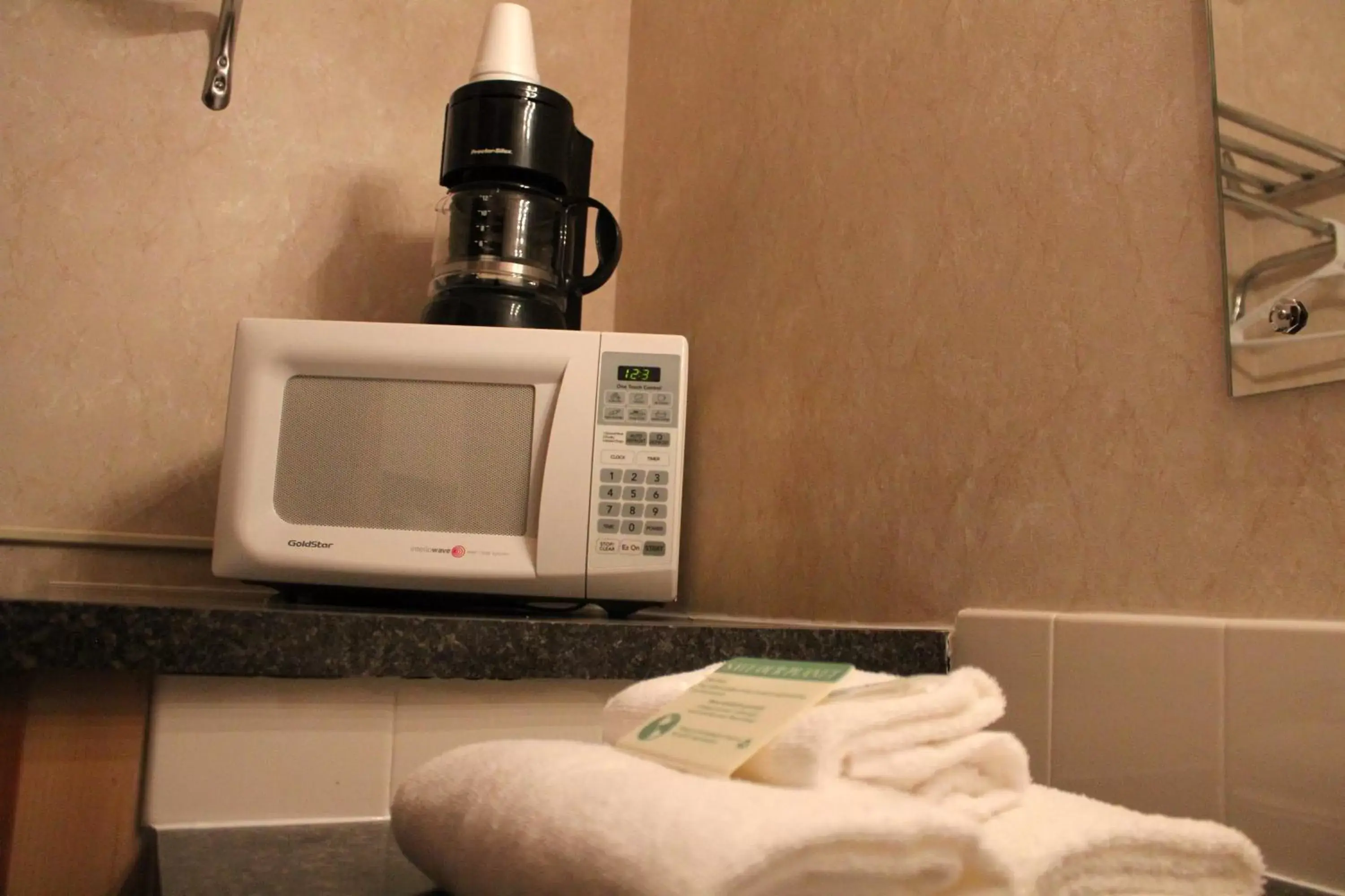 Coffee/tea facilities in Caboose Motel