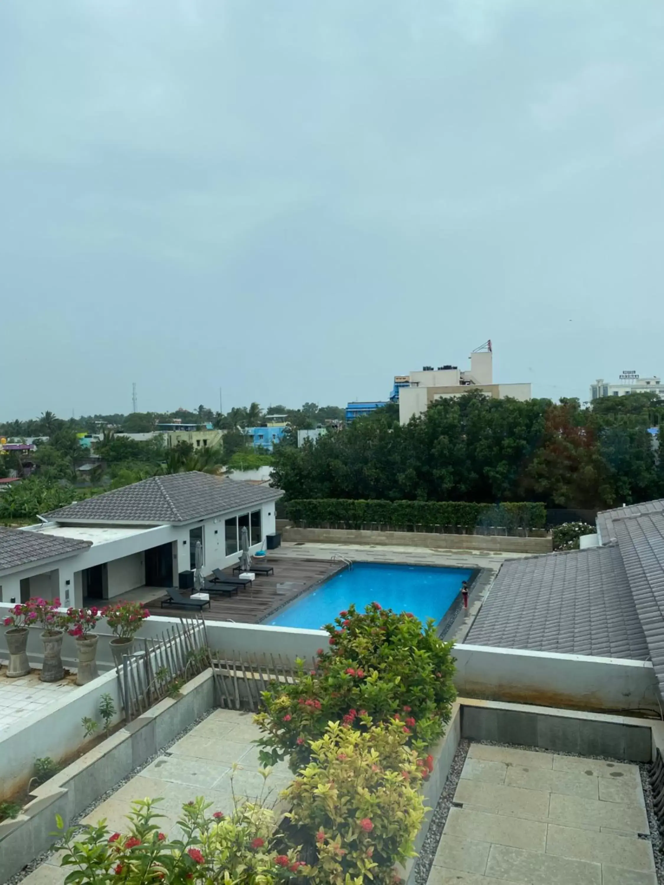 Pool view in The Residency Towers, Rameswaram Pool view in The Residency Towers, Rameswaram