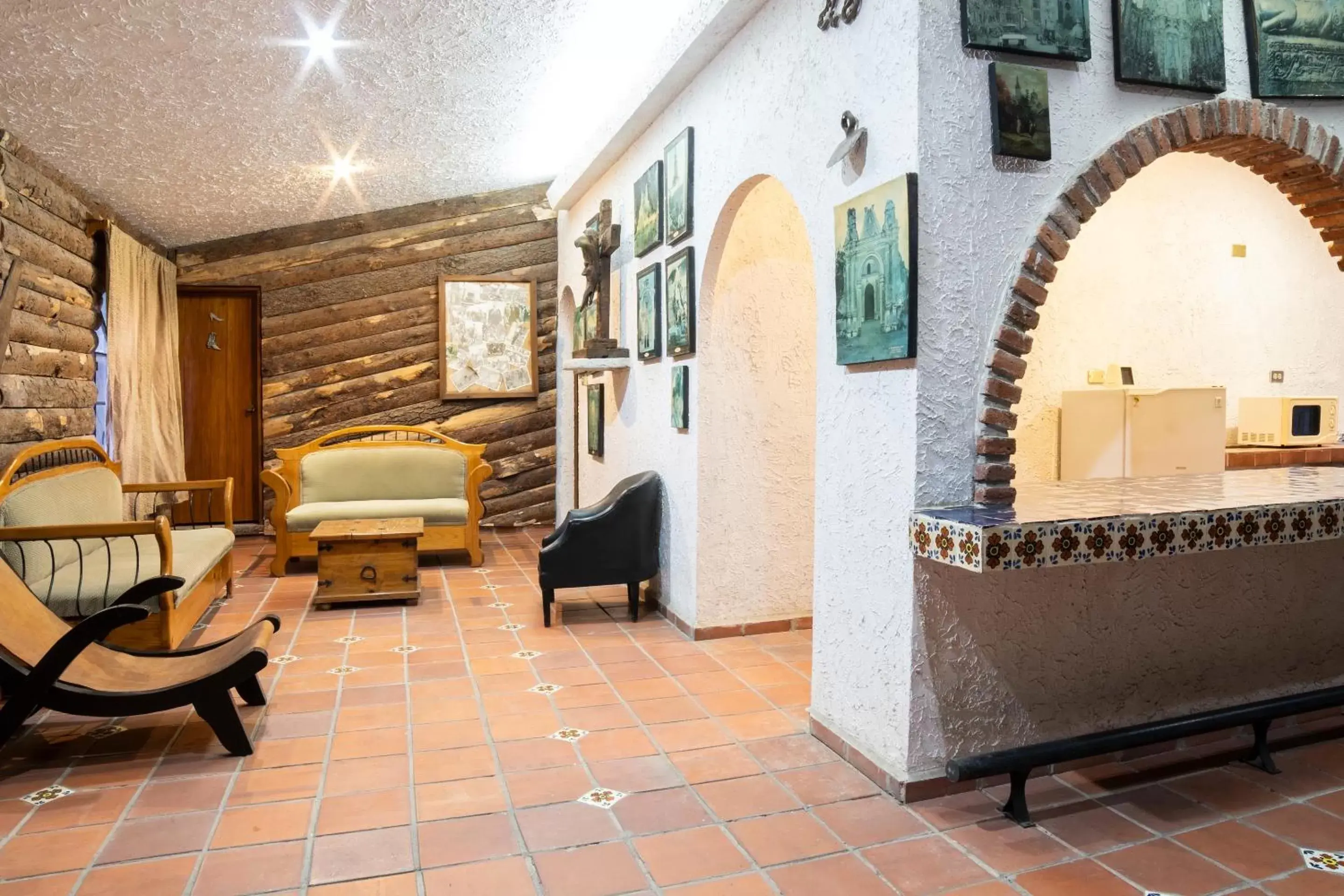 Living room, Lobby/Reception in OYO Posada Astrud,Cuetzalan